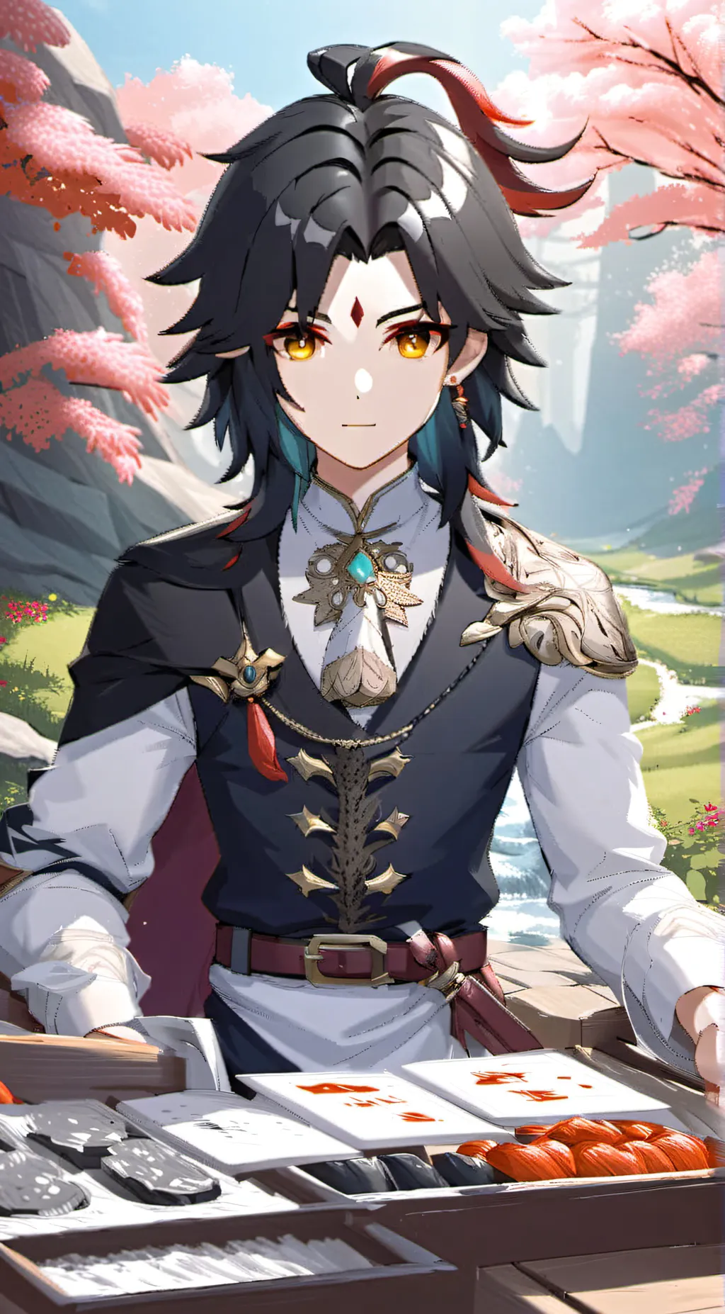ai character: Xiao background