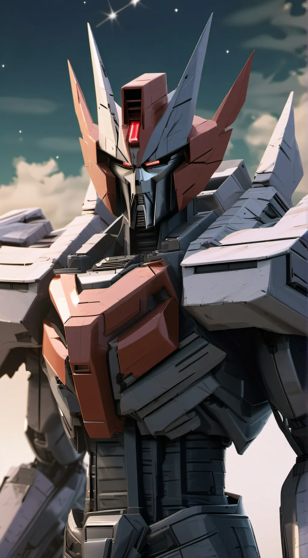 ai character: Starscream  background