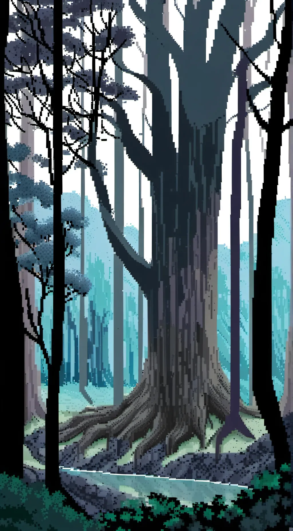 ai character: the cabin background