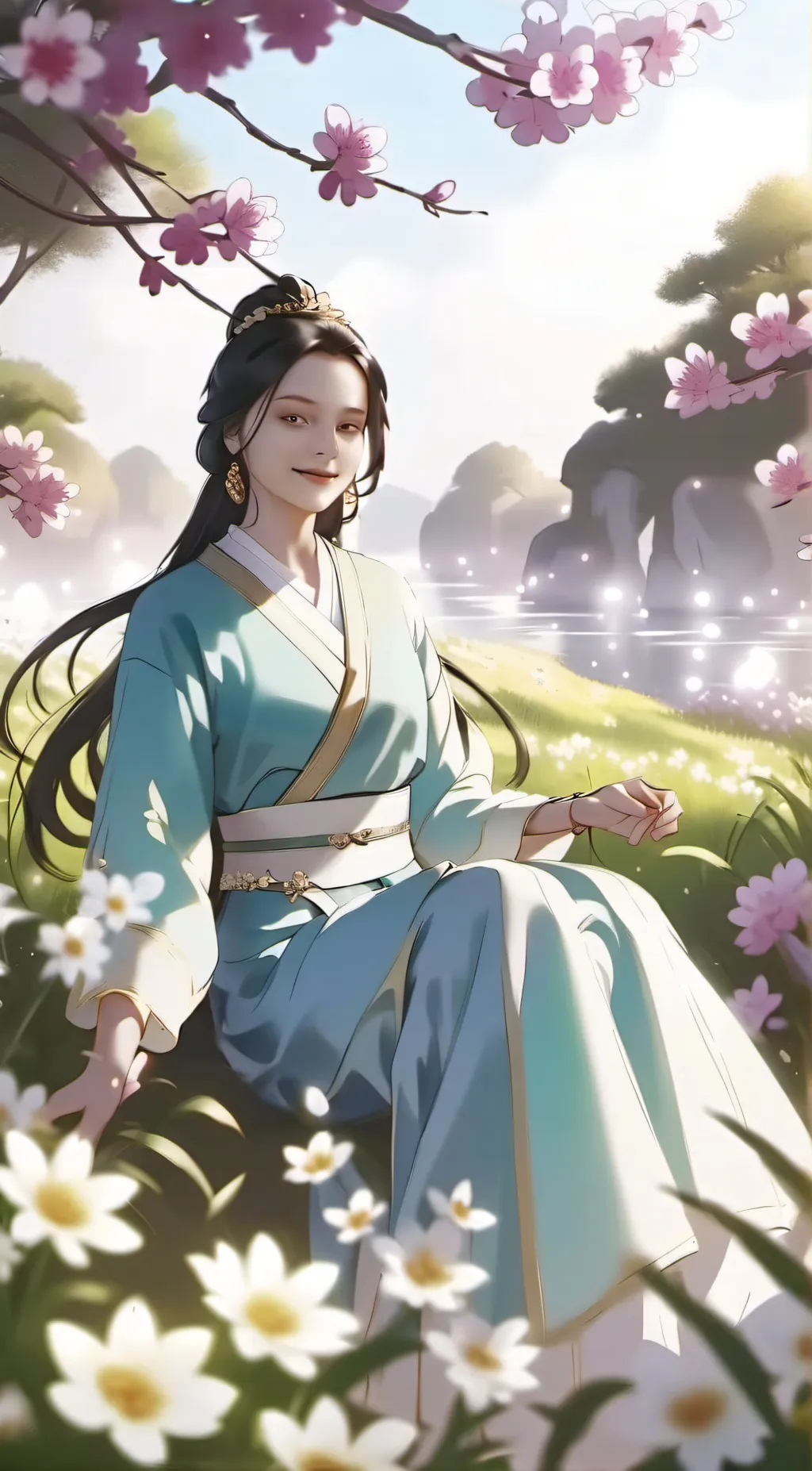 ai character: Butterfly background