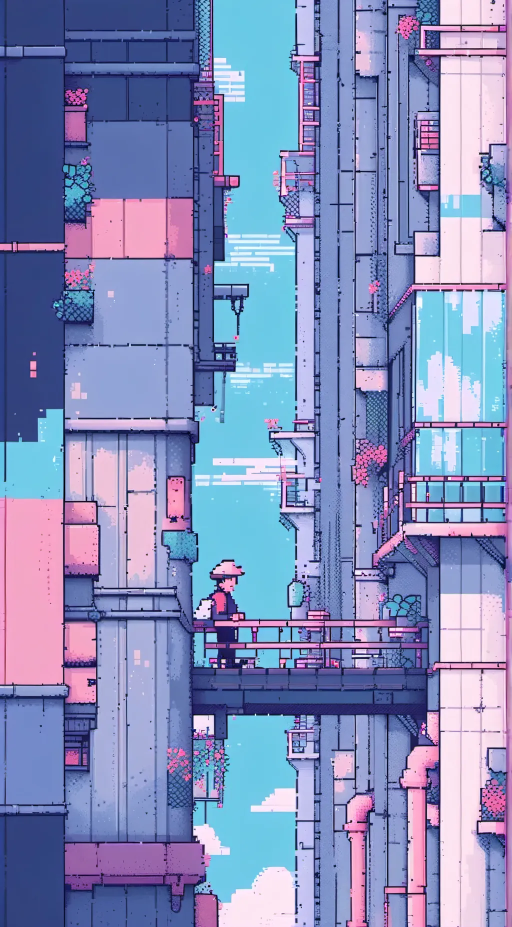 ai character: Colour school  background