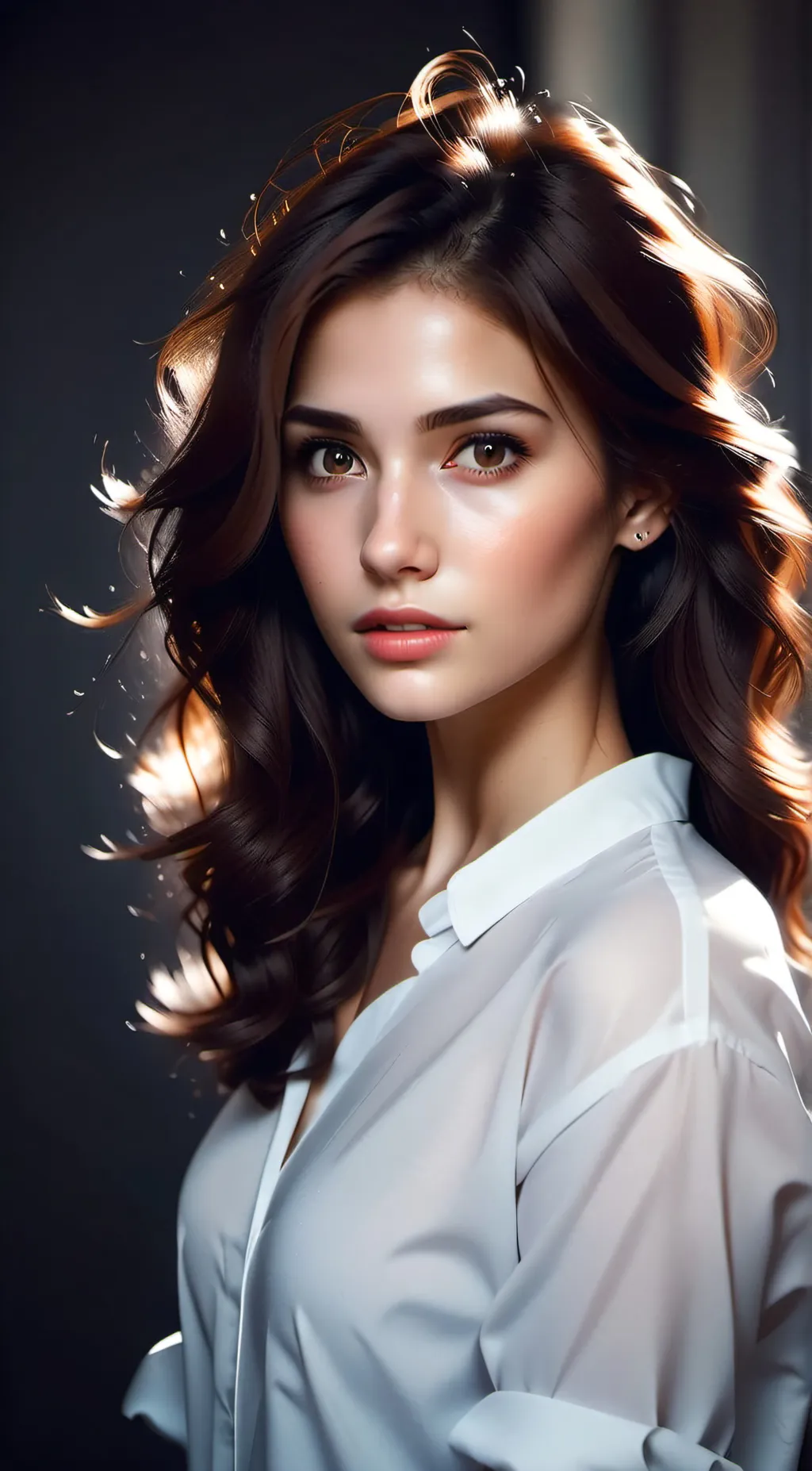 ai character: Ashley  background
