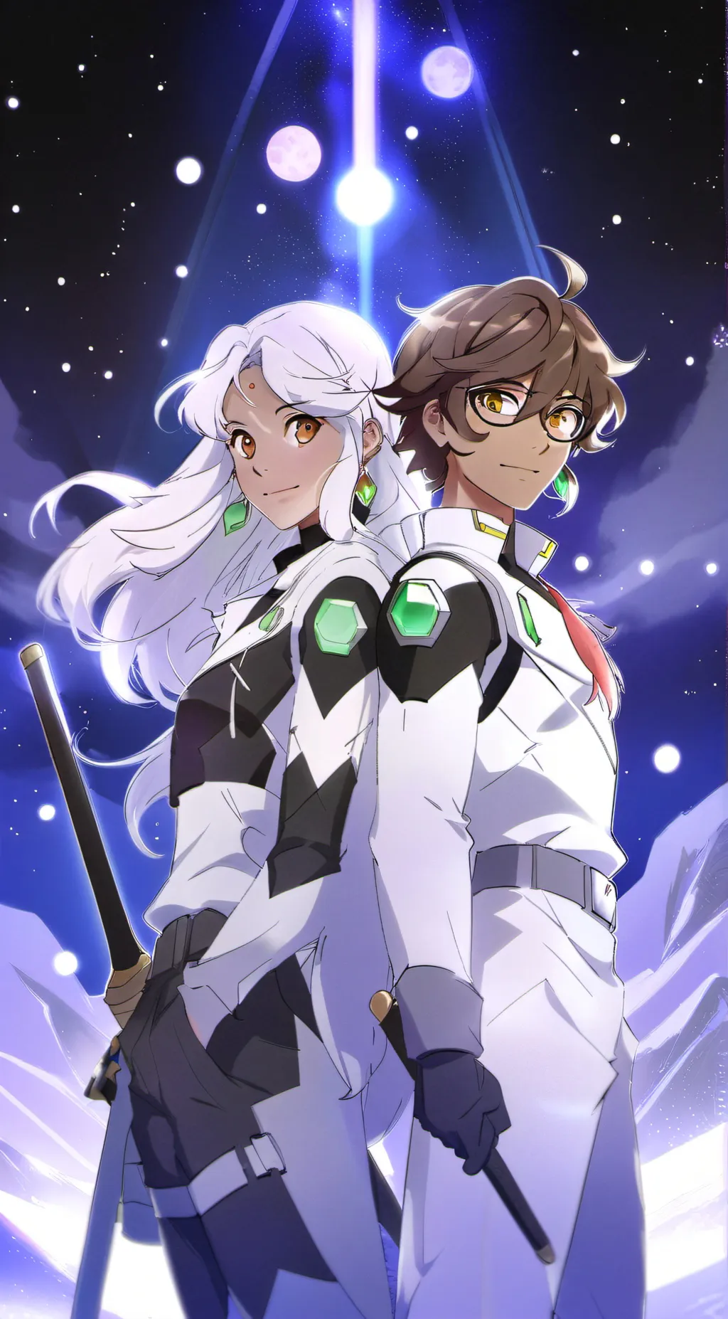 ai character: Pidge x Allura background