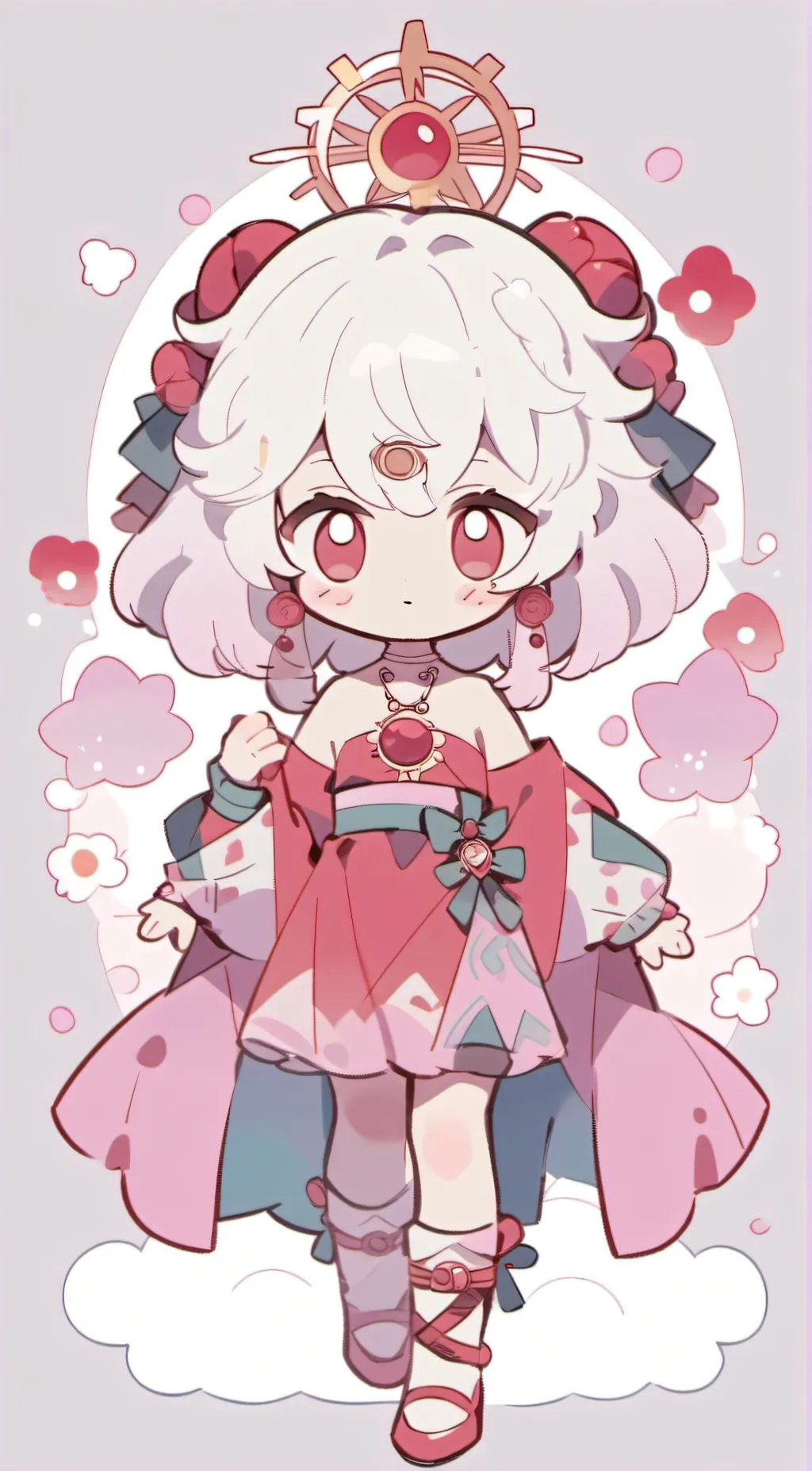 ai character: rev up power up!! background