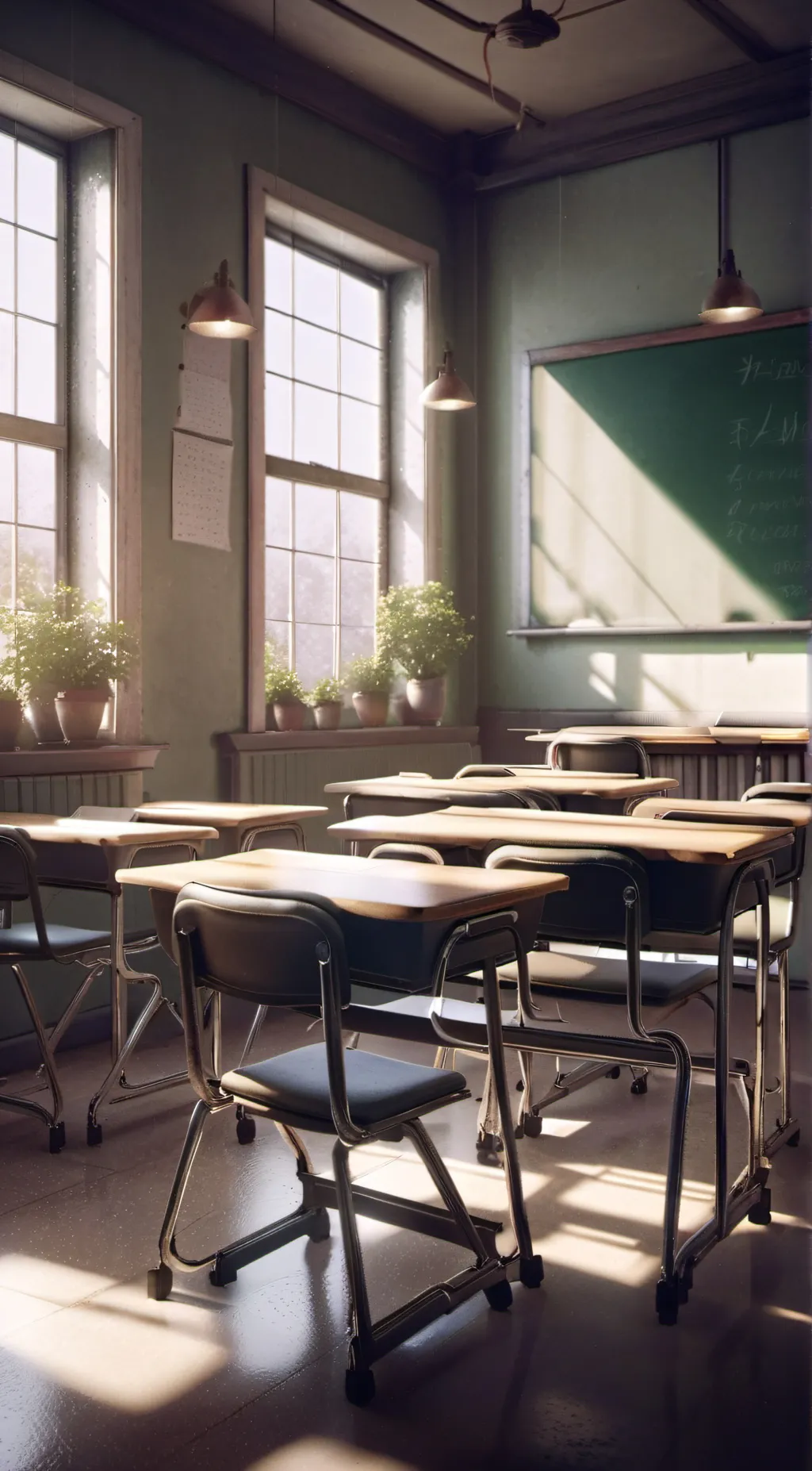 ai character: mha math exam background