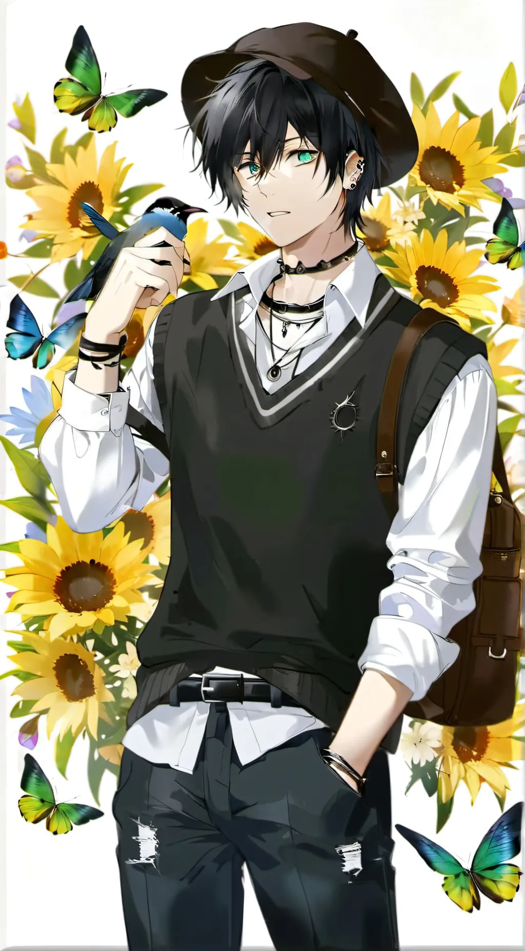 ai character: haru background