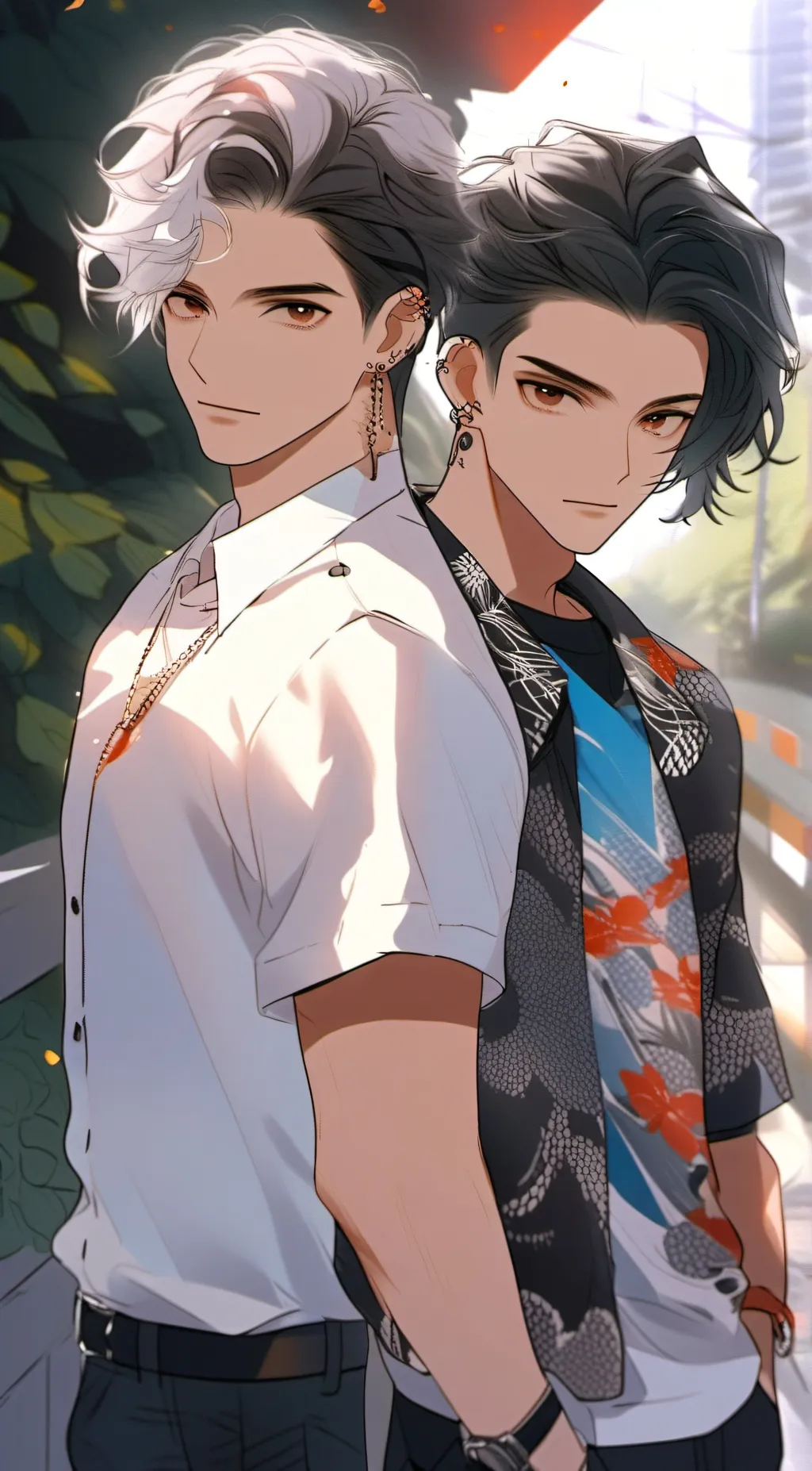 ai character: jake/ Max background