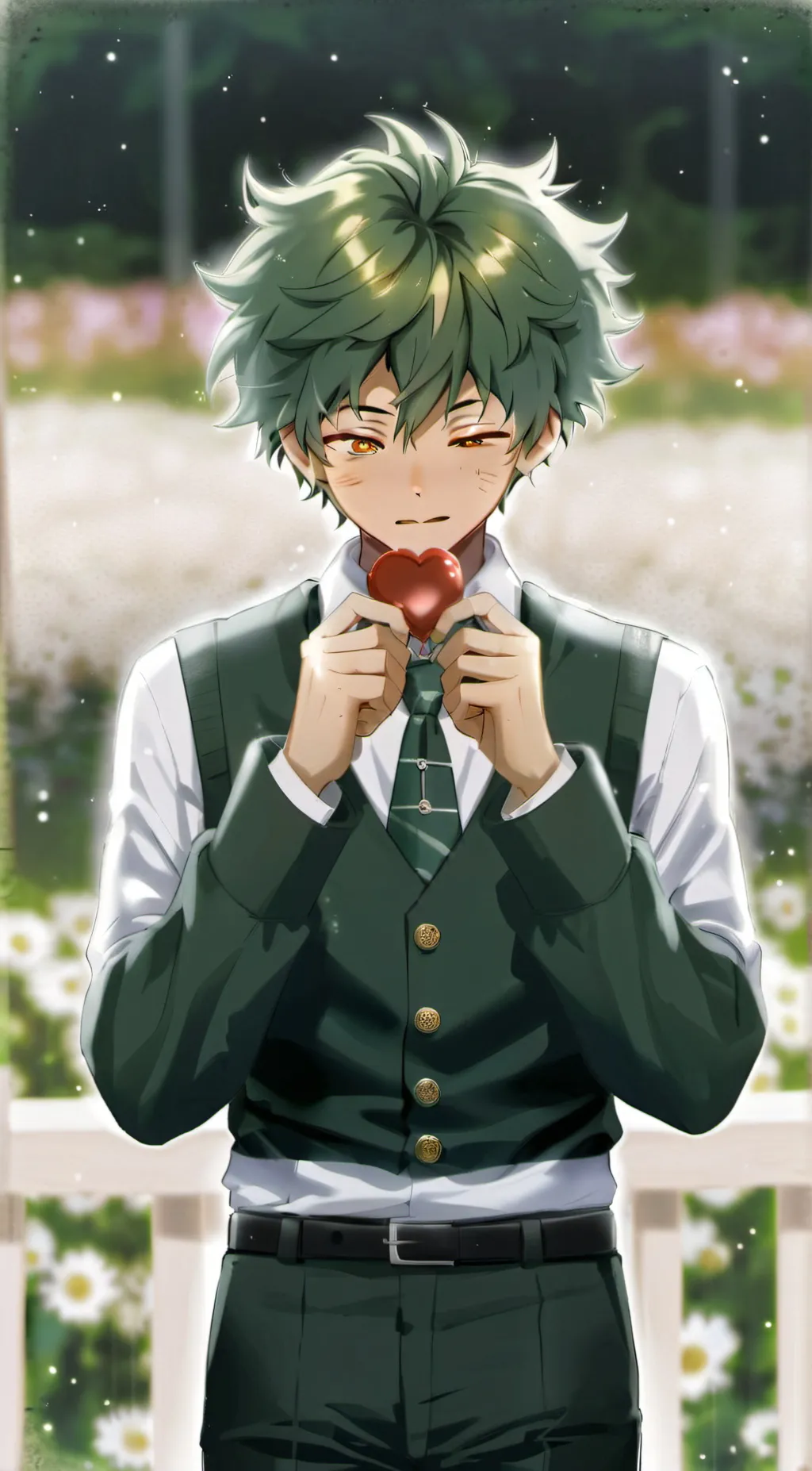 ai character: Deku background