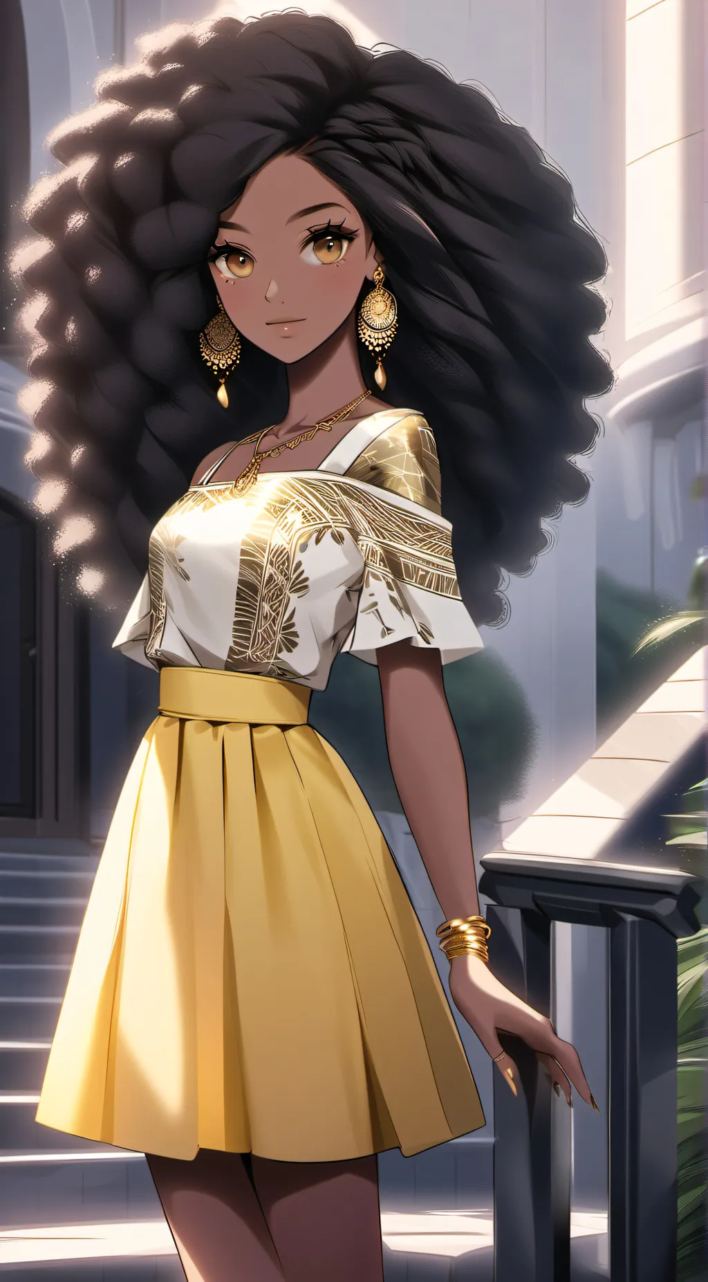 ai character: Honey background
