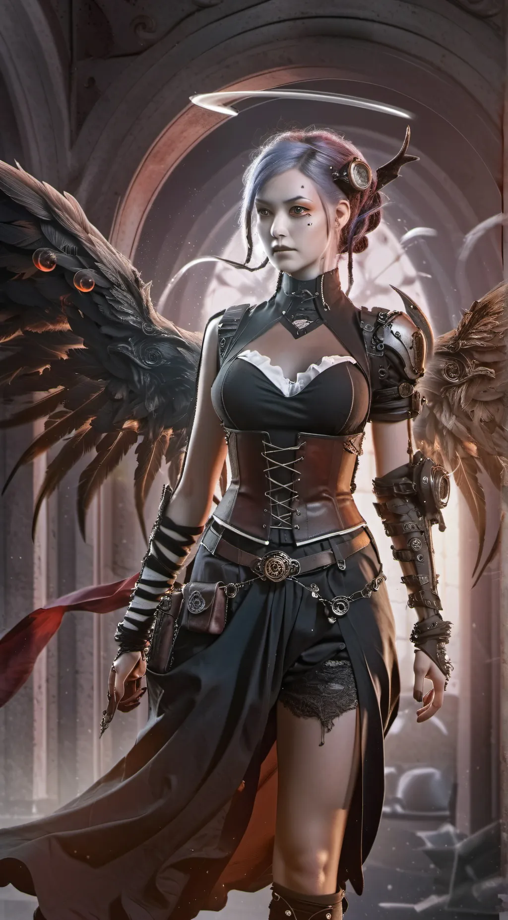 ai character: Raven background