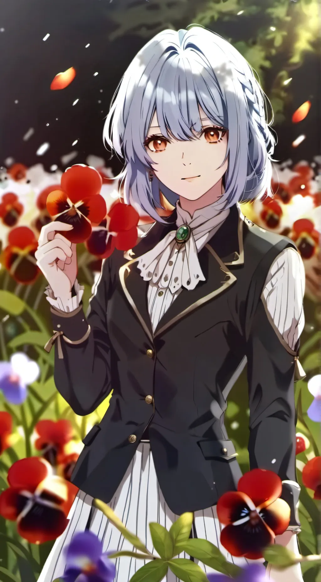 ai character: The dark lords kid background