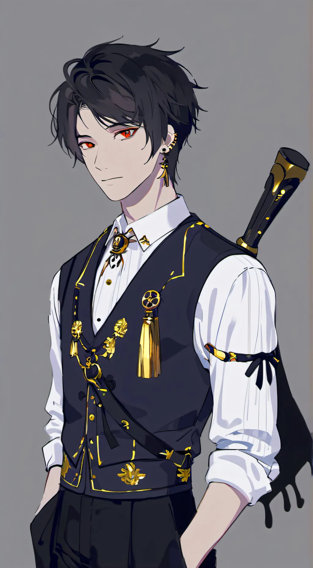 ai character: 🏳️‍🌈Leo 🍑 background