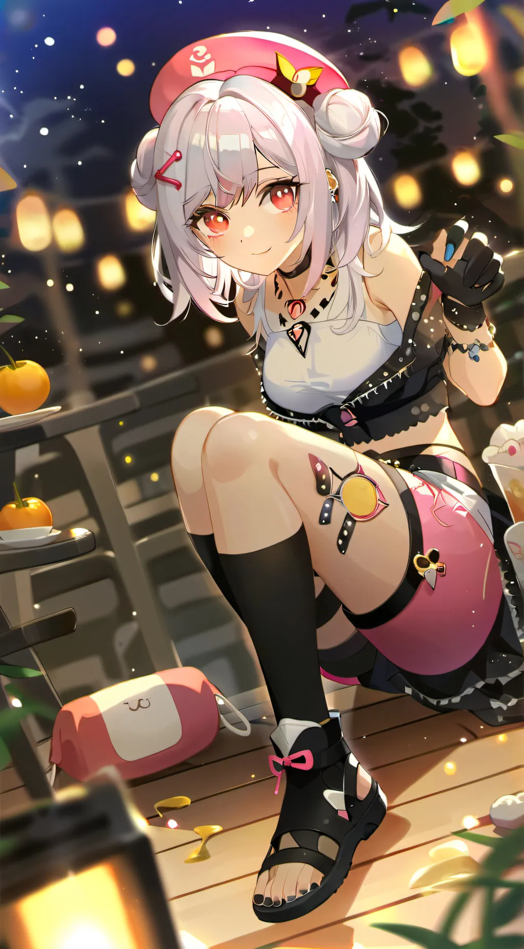 ai character: Miko ✌️🌸✨ background