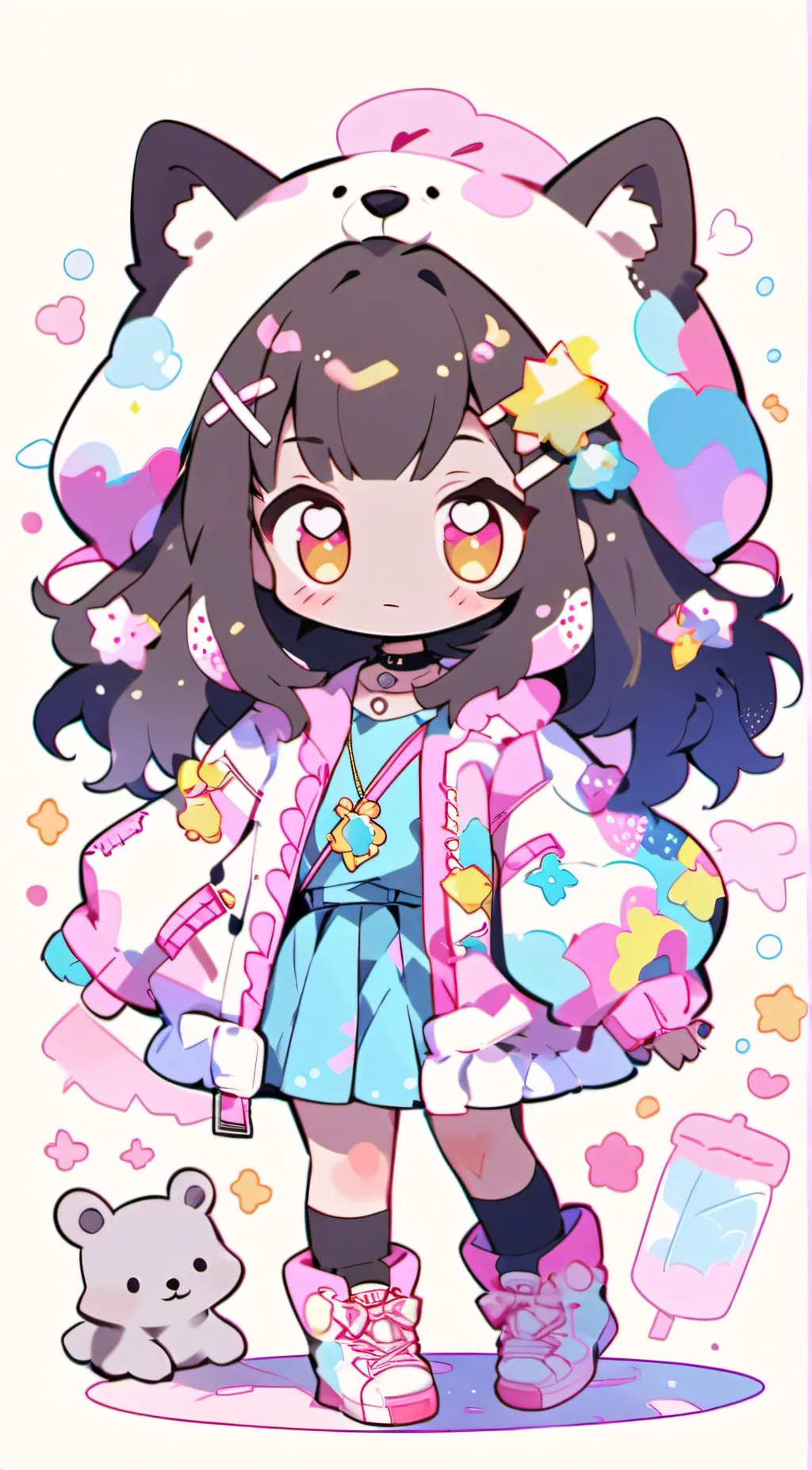 ai character: Wolfley  background