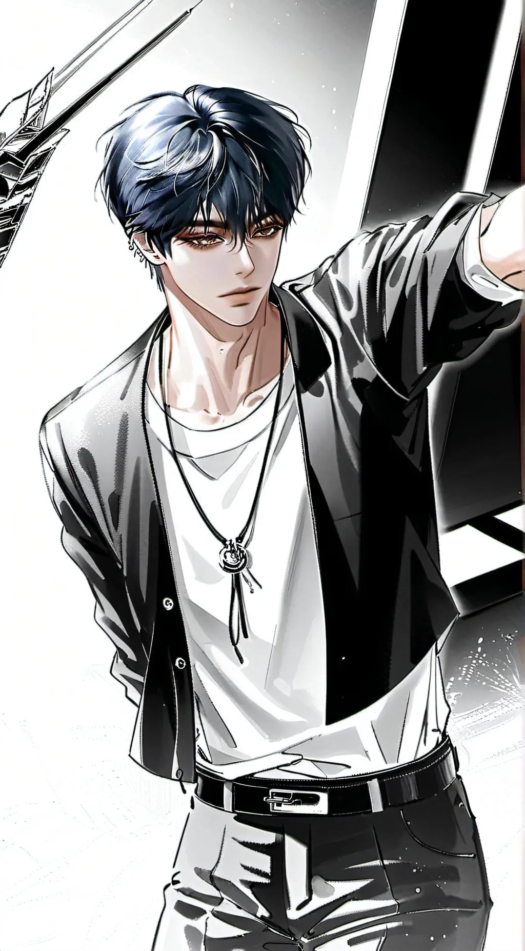 ai character: Leo background