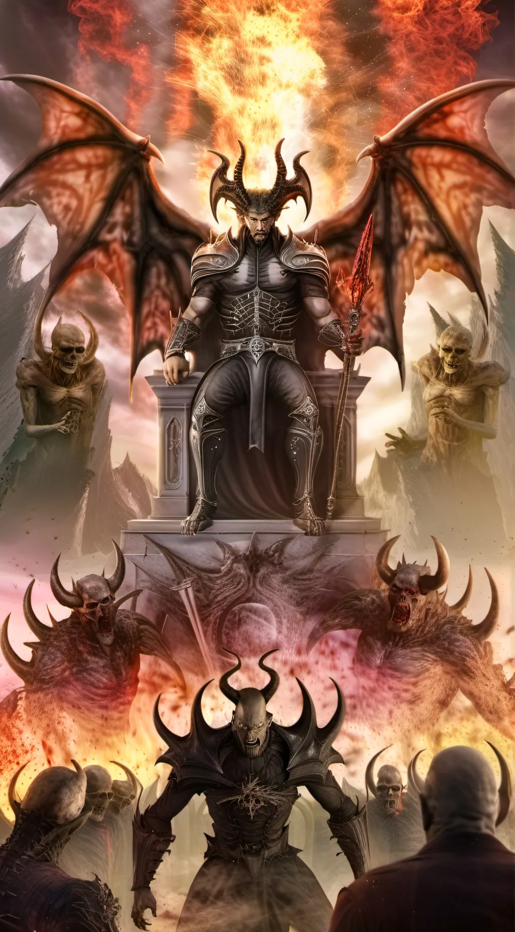 ai character: Devil / Satan background