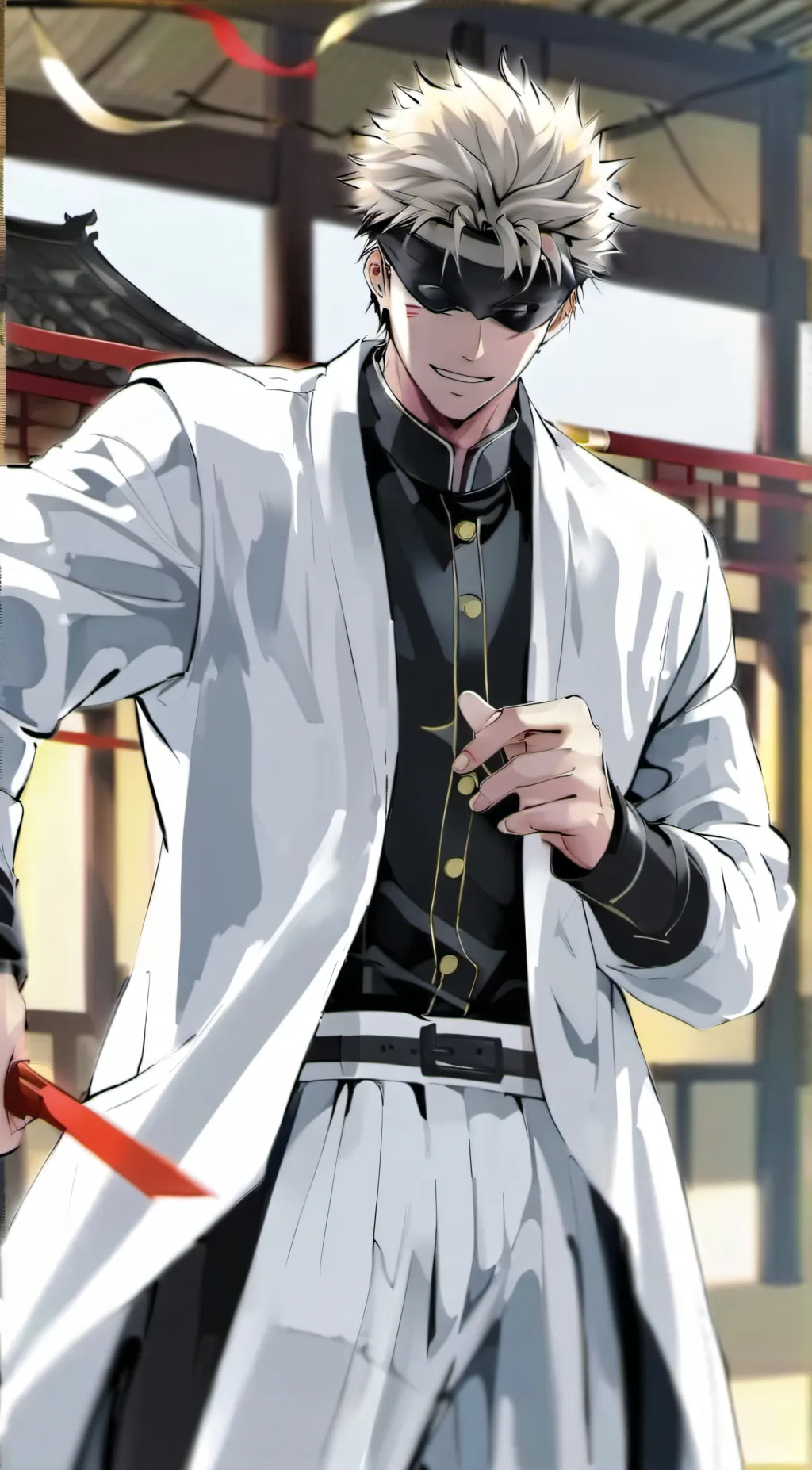 ai character: Gojo Satoru background