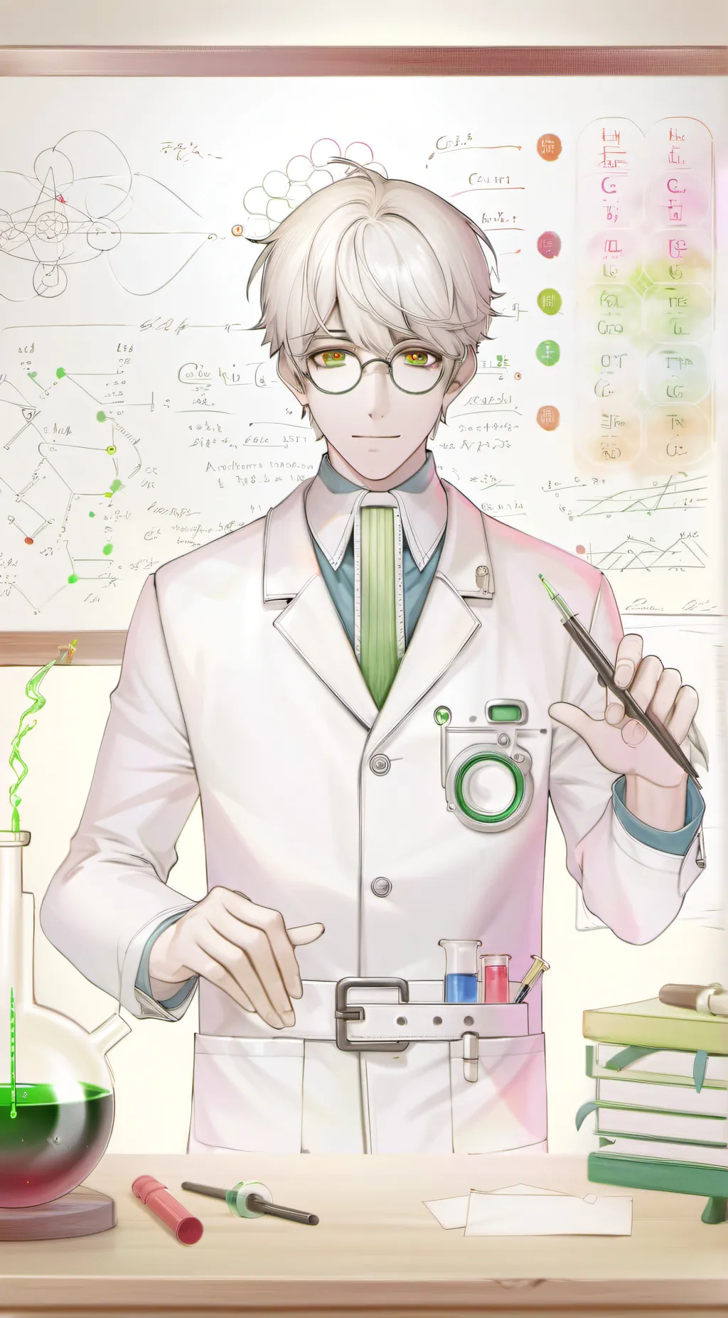 ai character: midnight  background