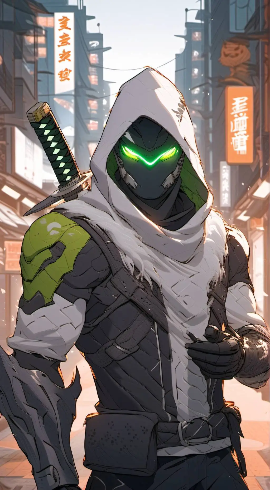 ai character: Genji background