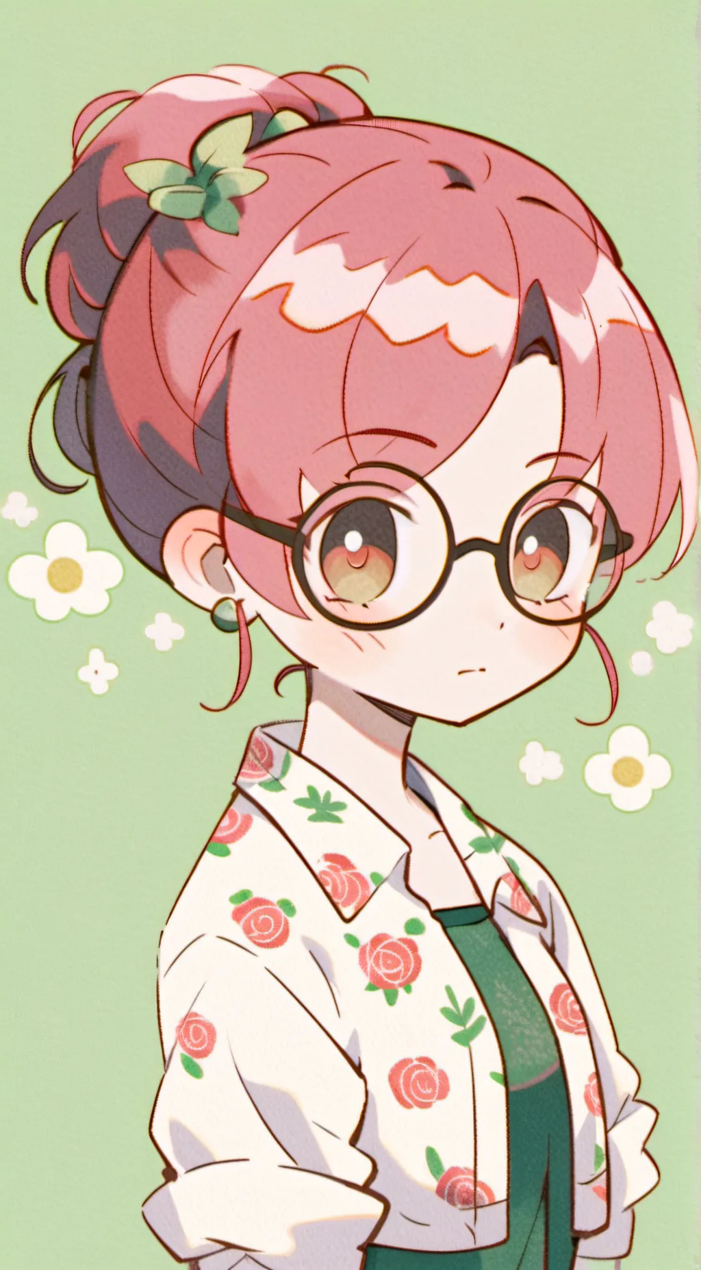ai character: Rose manneatte background