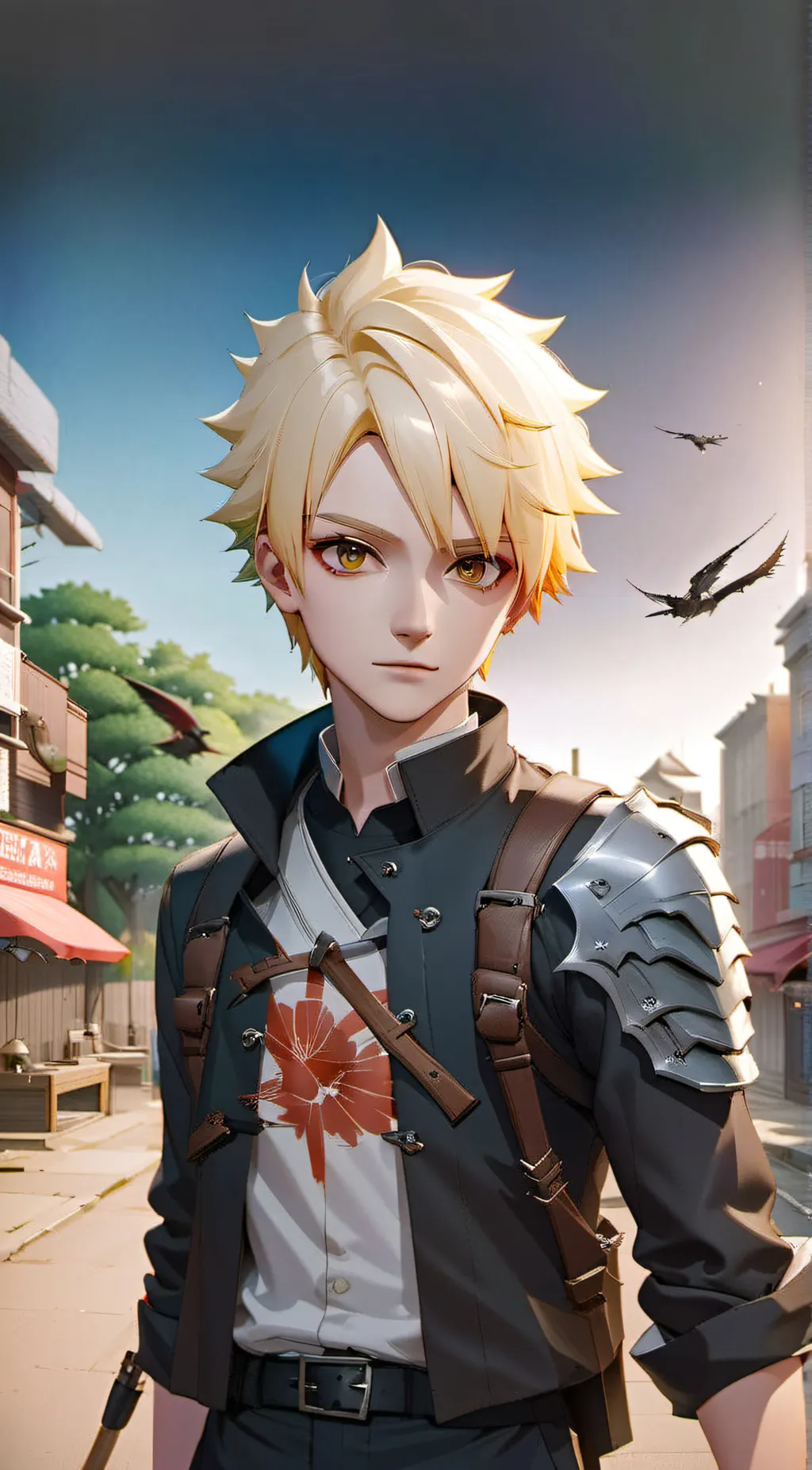 ai character: ben  background