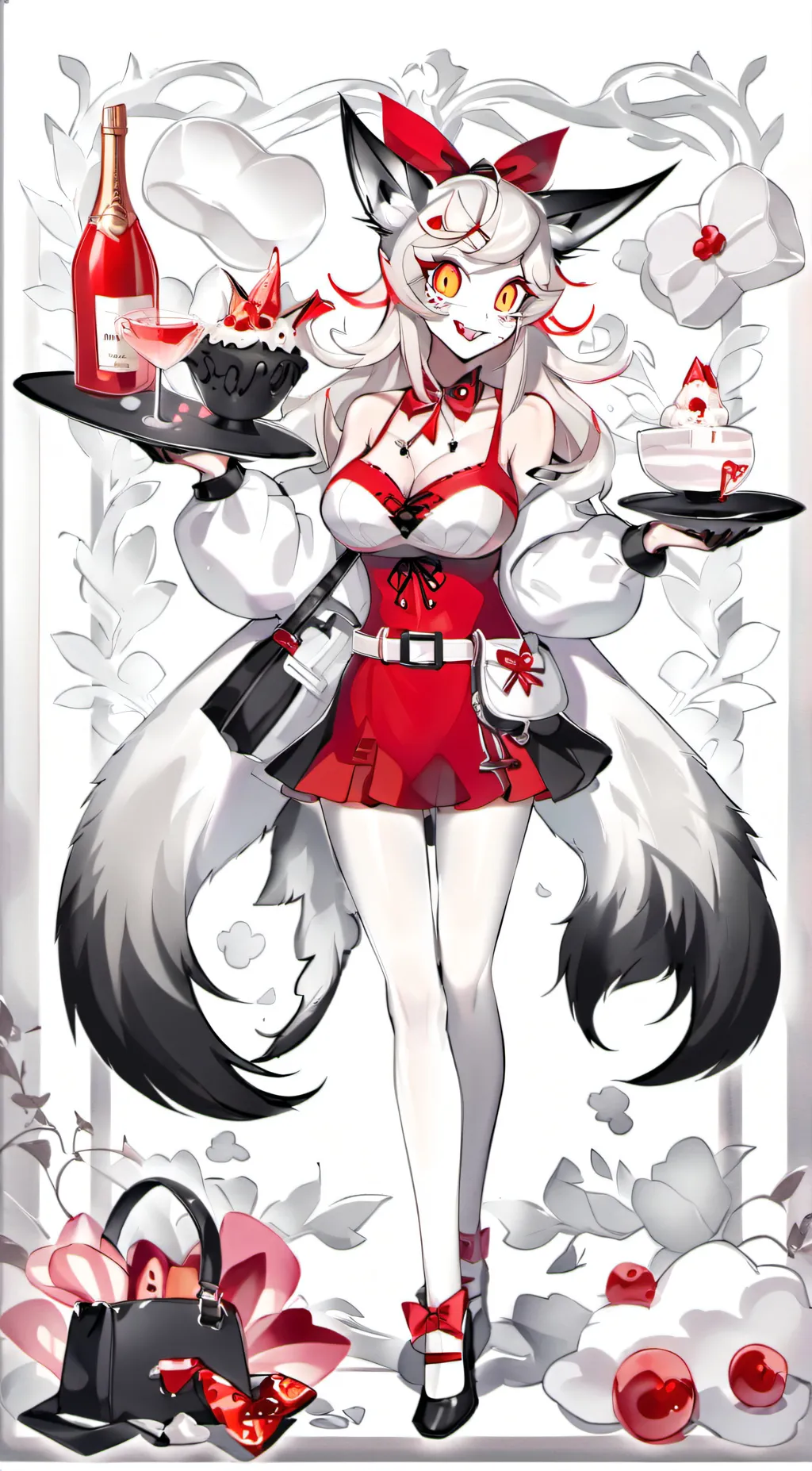 ai character: Charlie hazbin HT  background
