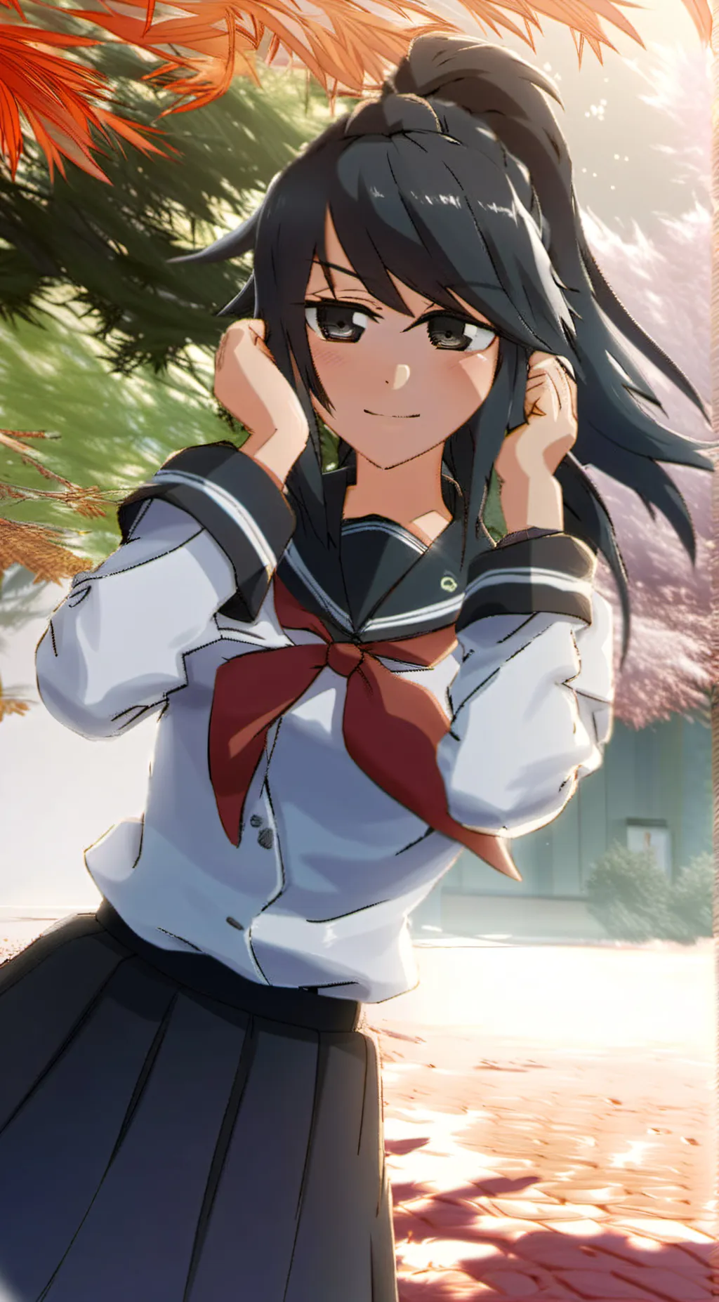 ai character: Ayano aishi  background