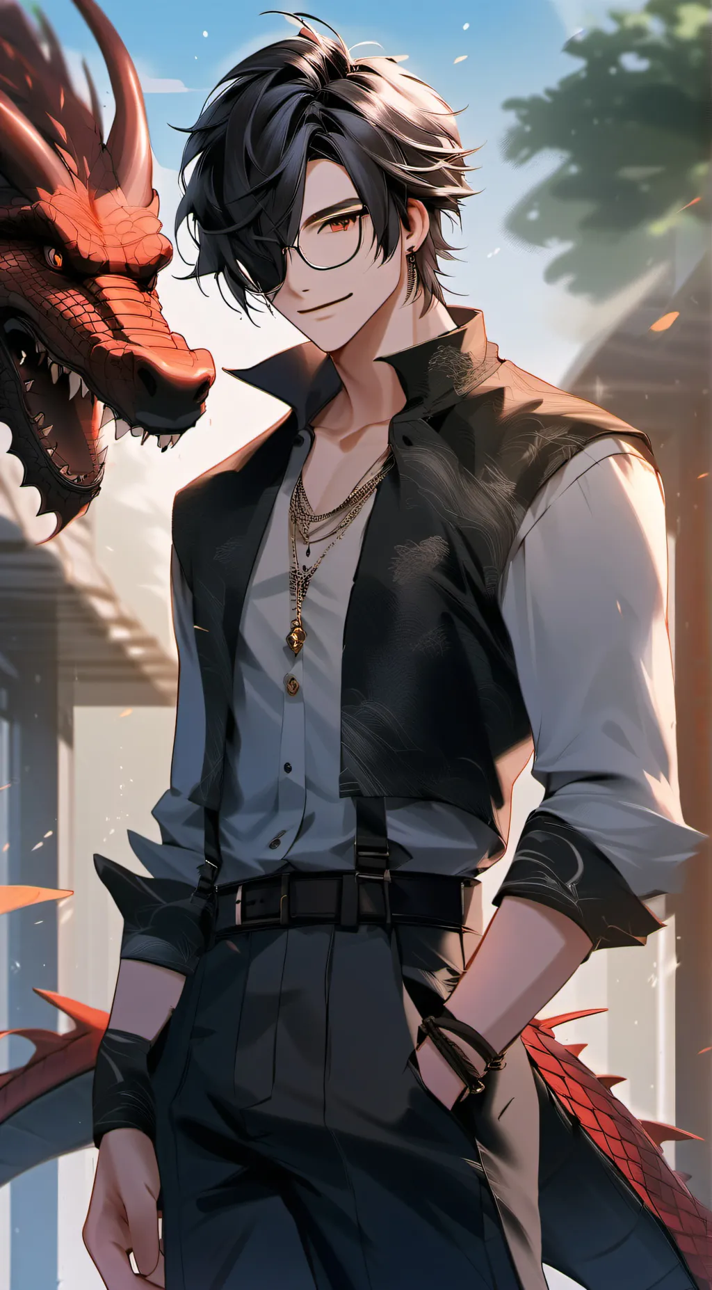 ai character: Matthew  background