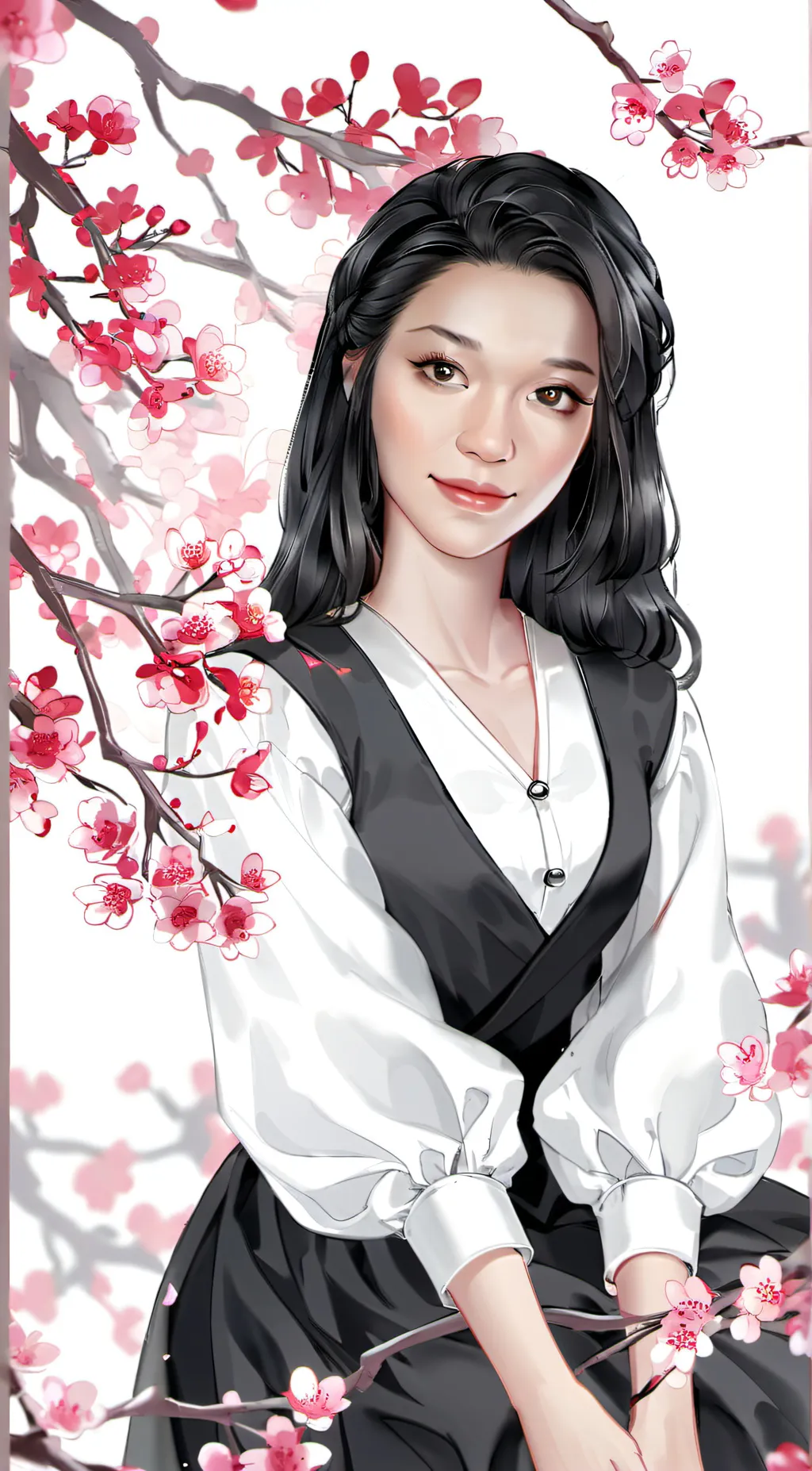 ai character: Nicky  background