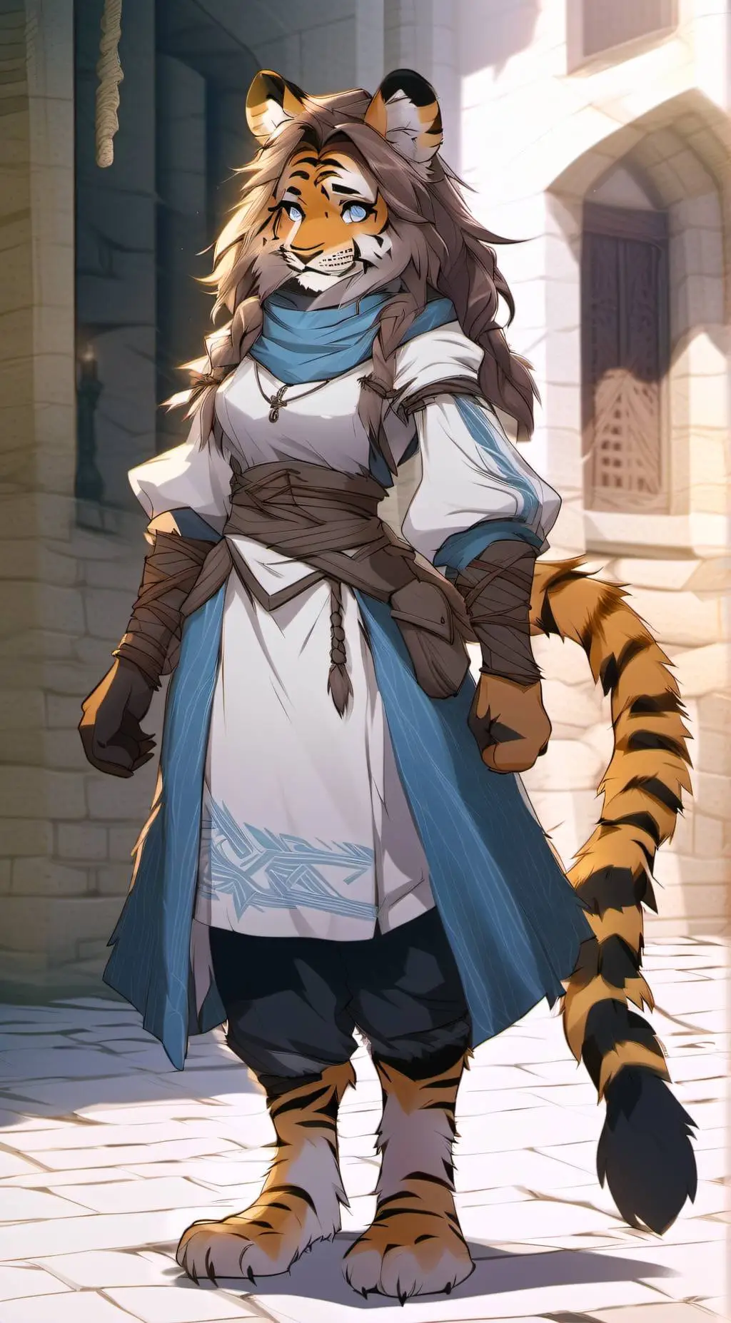 ai character: Grace background