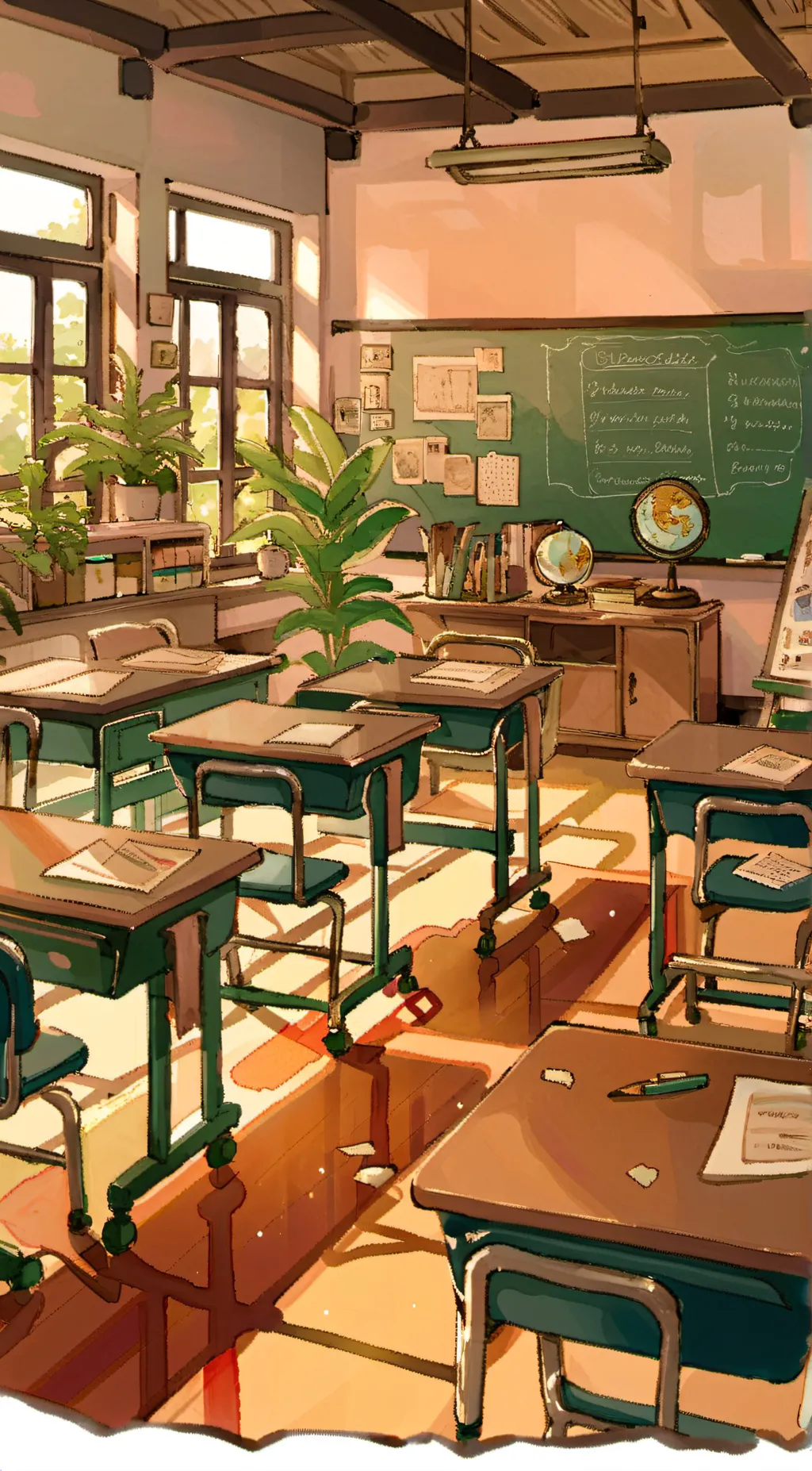 ai character: Class school background