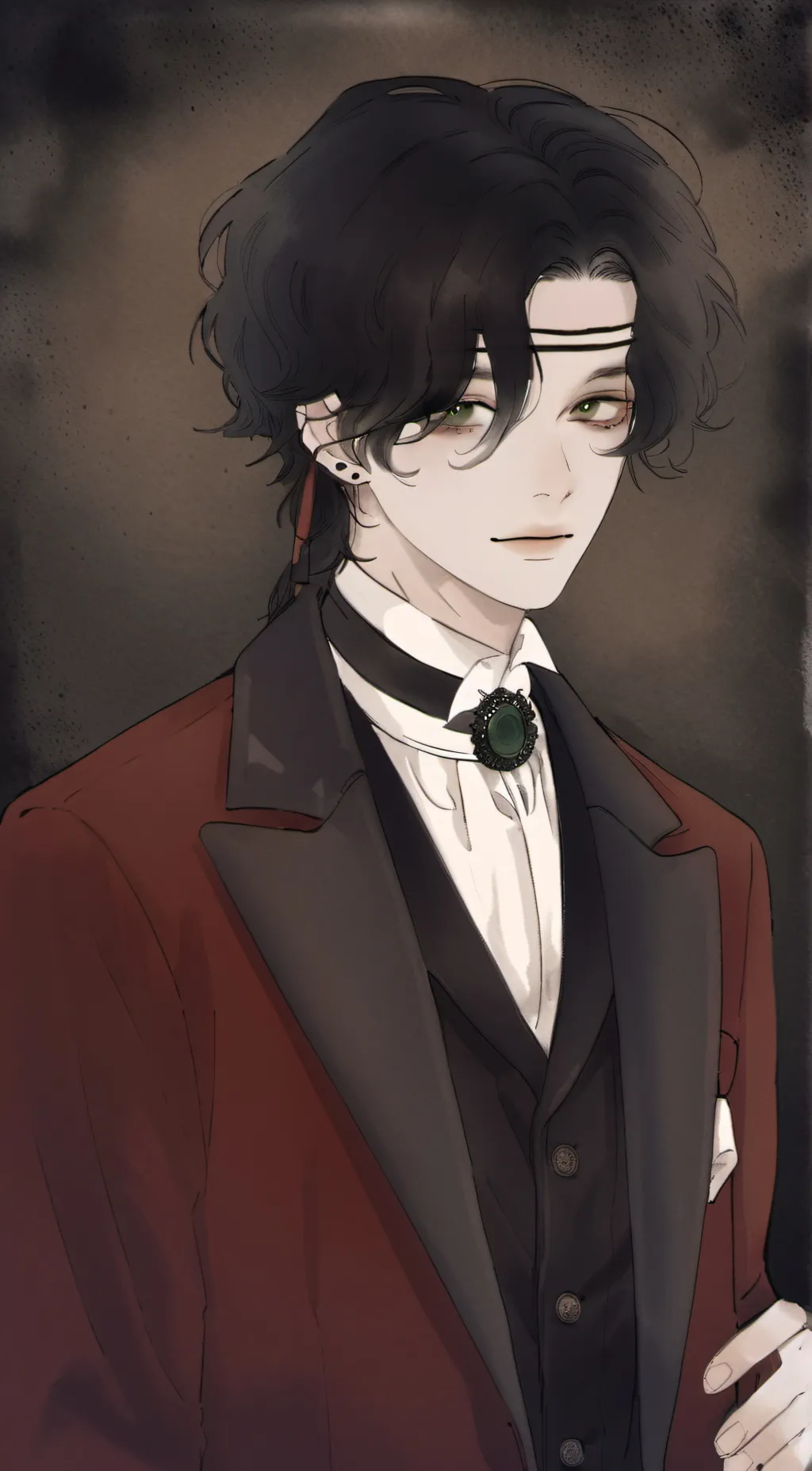 ai character: ★August Everet★ background