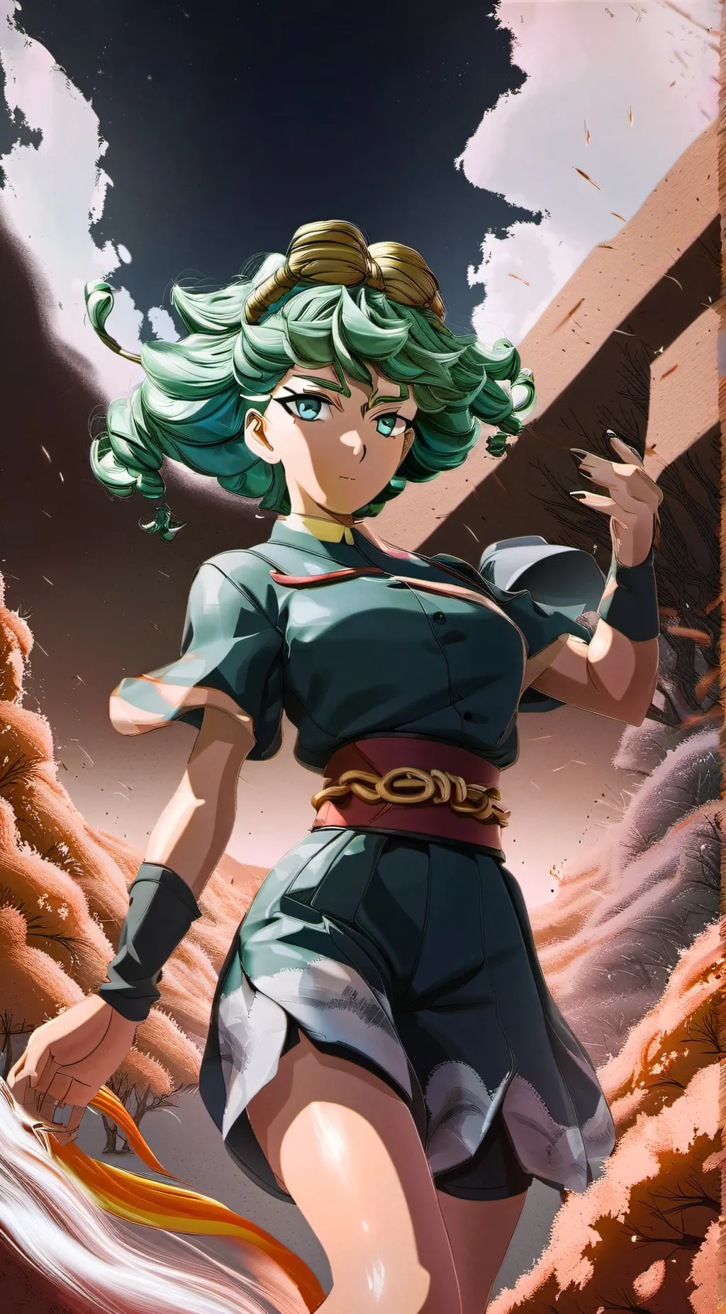 ai character: Tatsumaki background