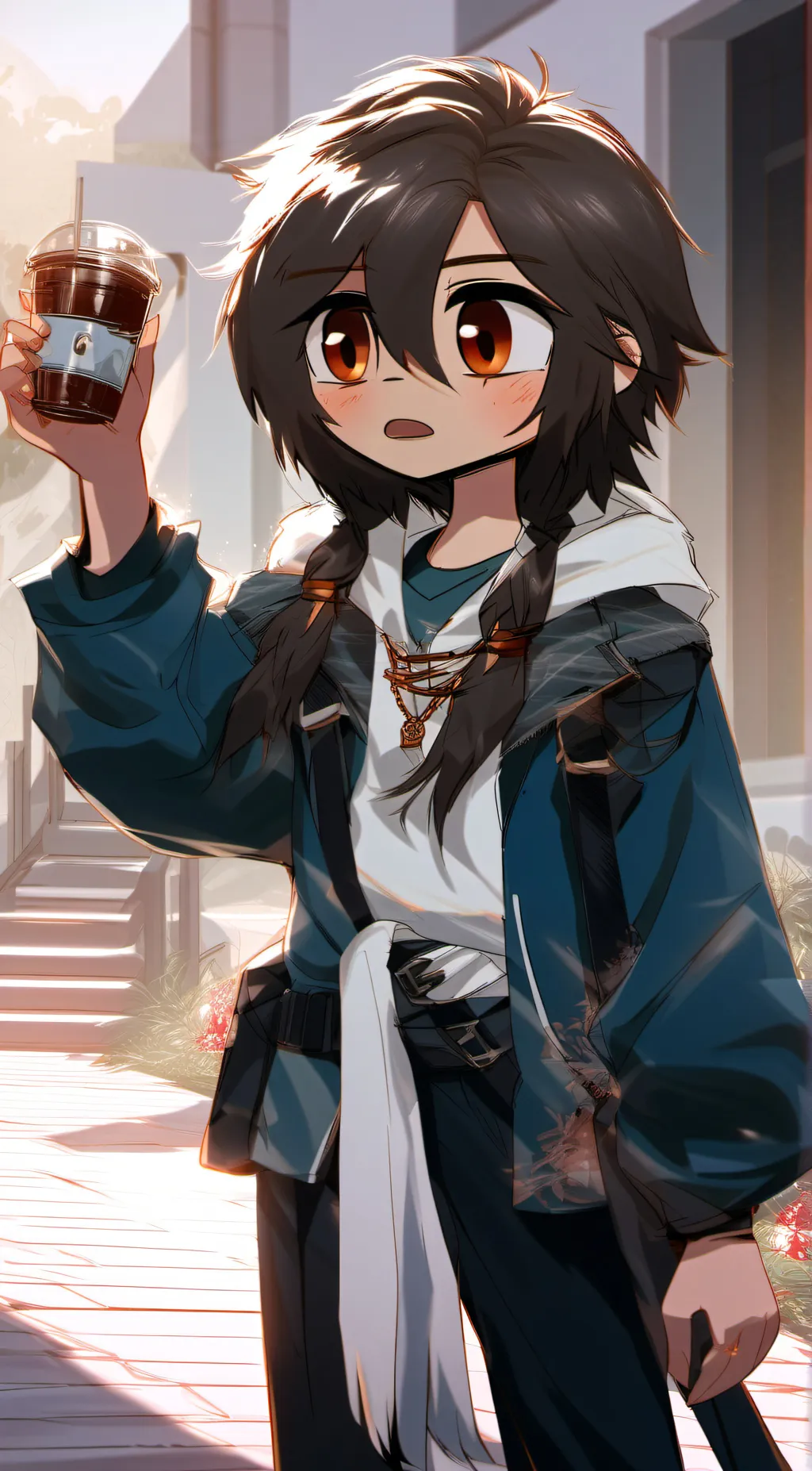 ai character: melji background