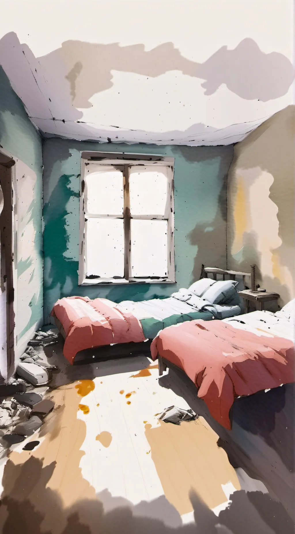 ai character:  1-A sleepover background