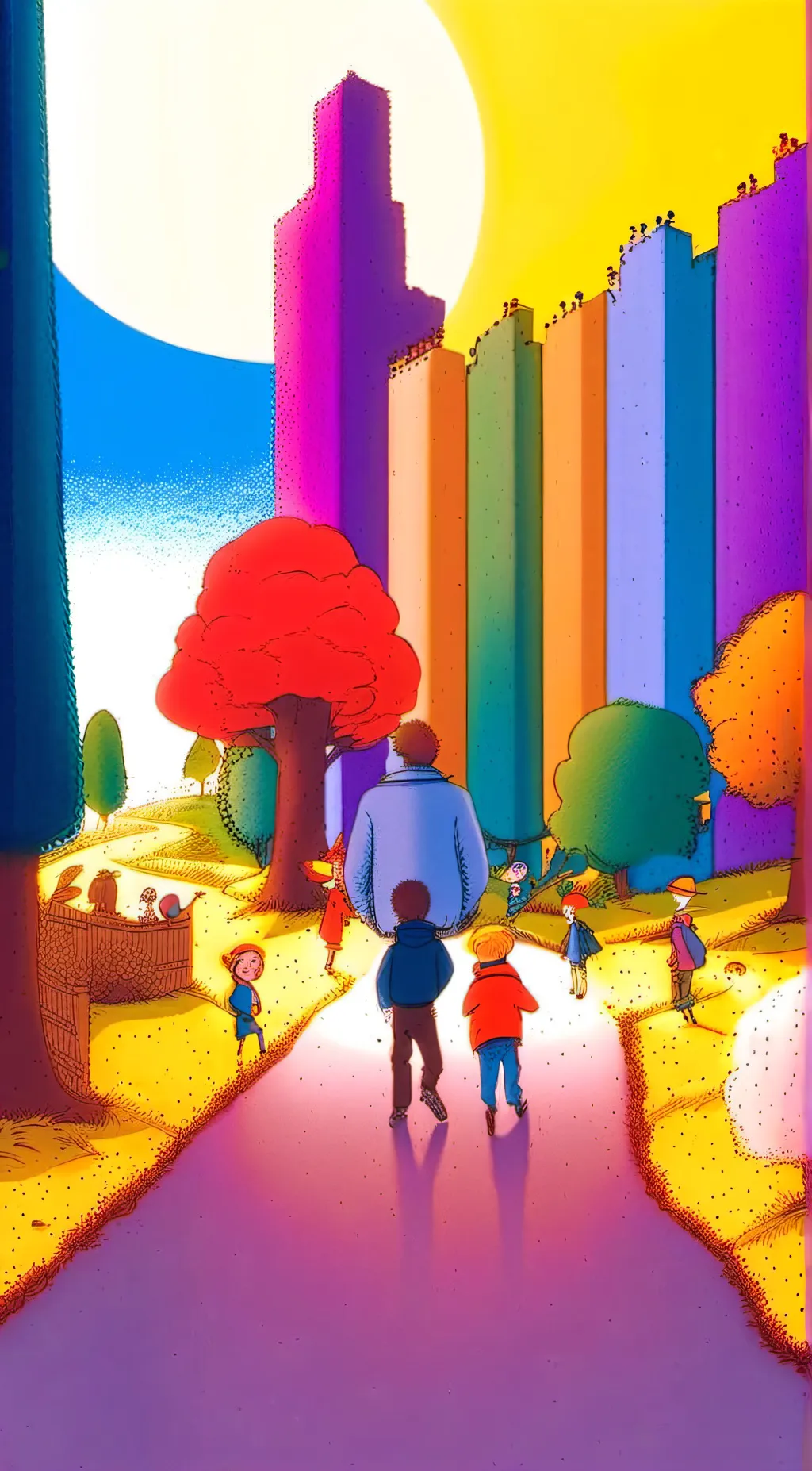 ai character: Welcome Home background