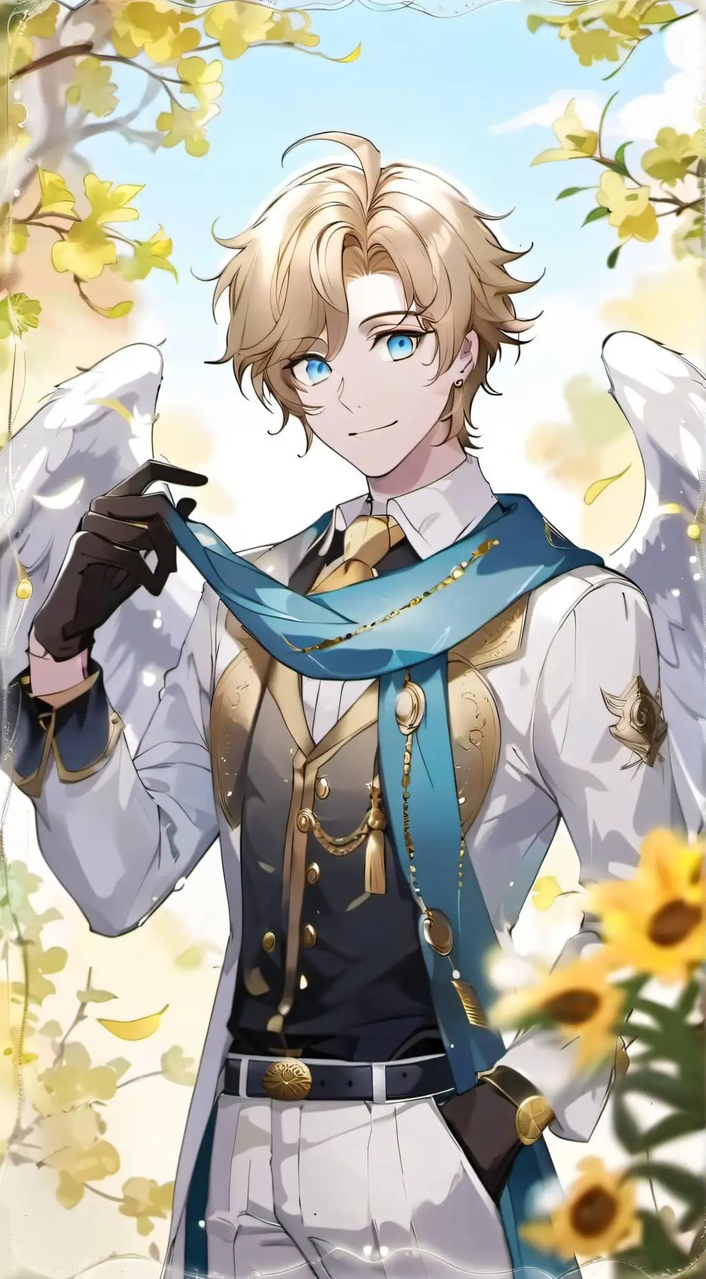 ai character: Michael(Hazbin) background