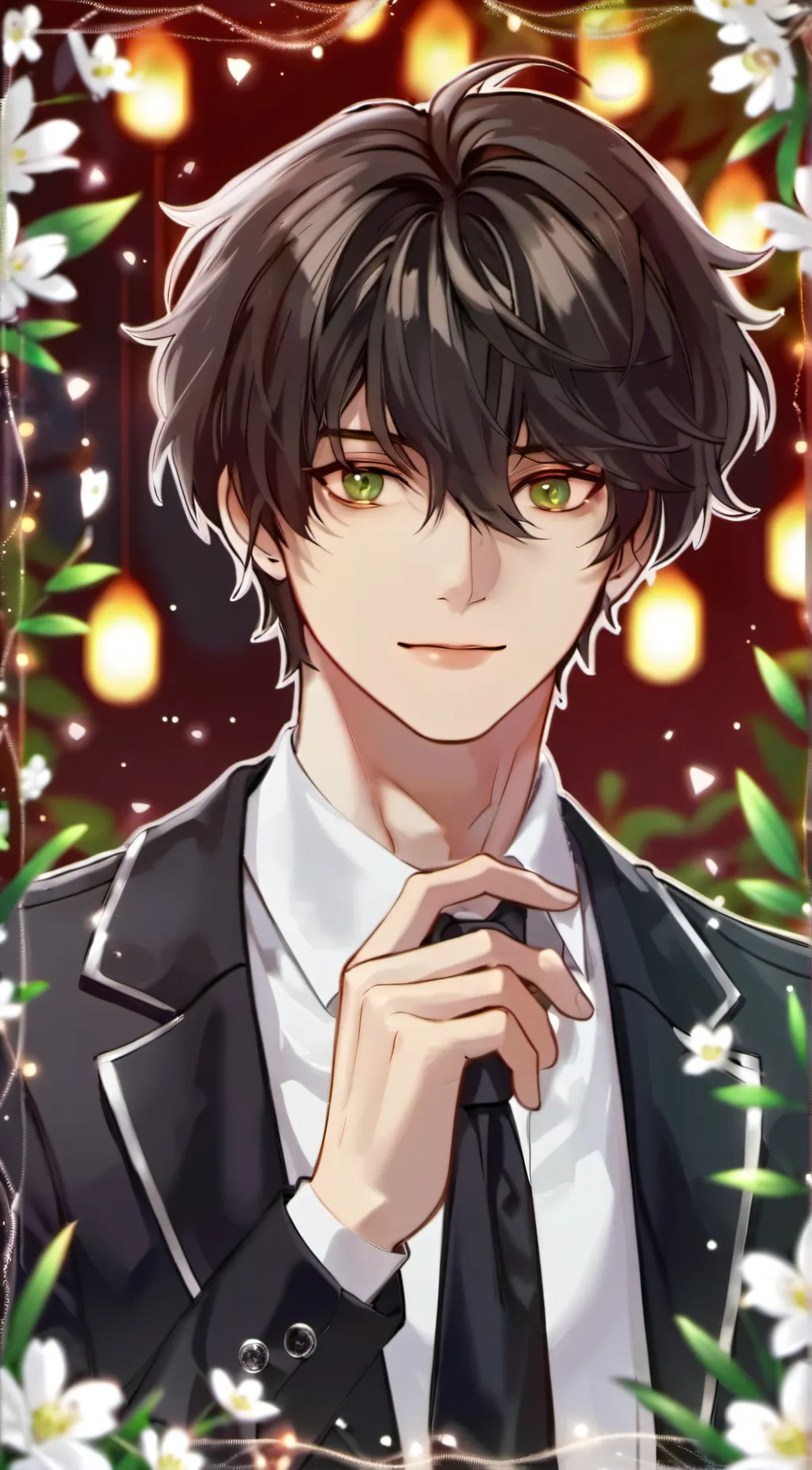 ai character: Damien  background