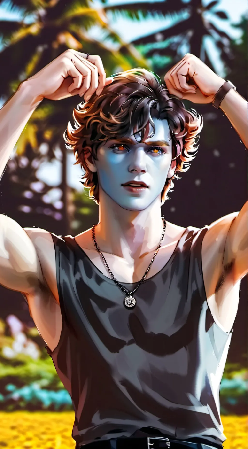 ai character: mark background