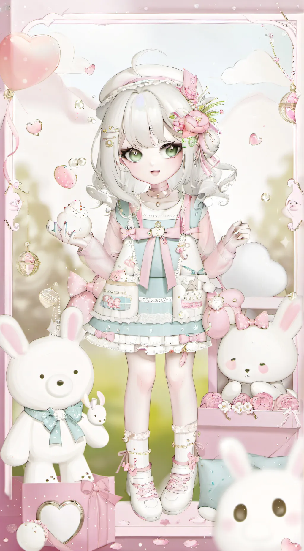 ai character: june  background