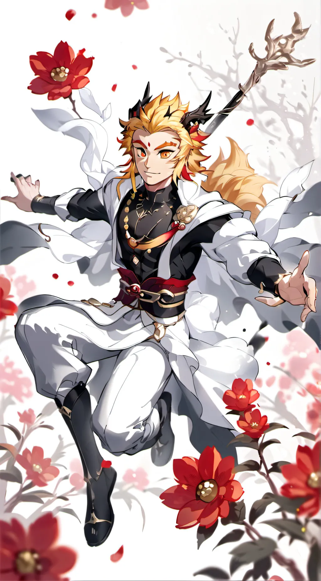 ai character: rengoku background