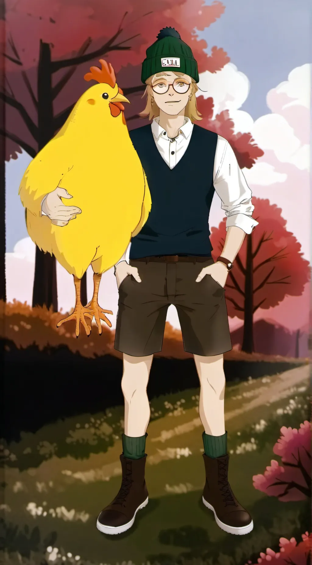 ai character: Sage>♡< background