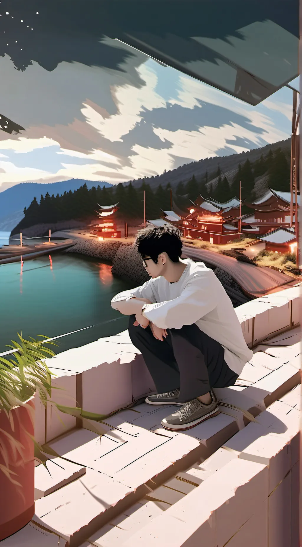 ai character: John  background