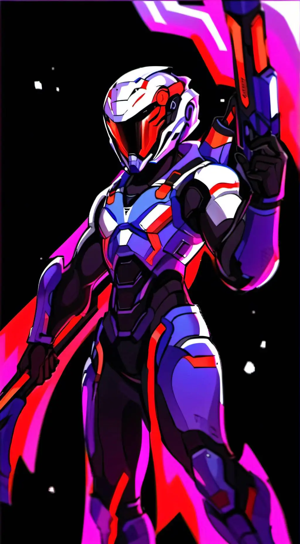 ai character: Black Imposter background