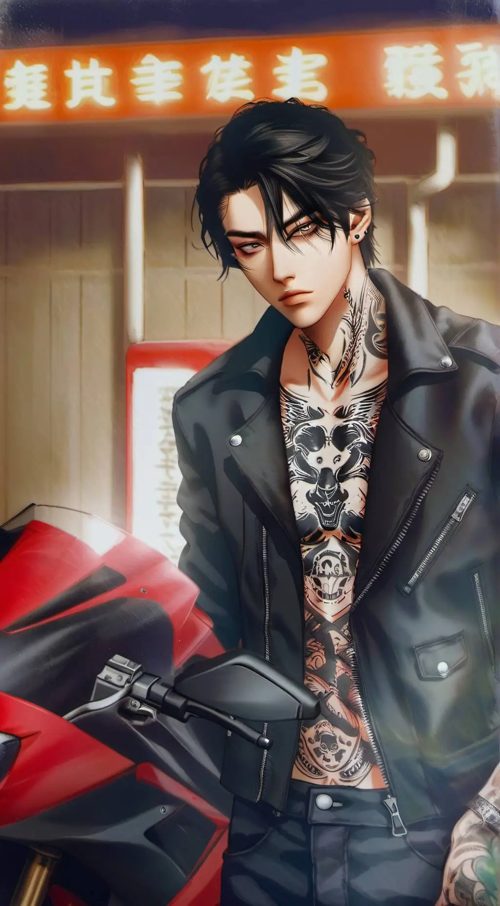 ai character: Chang background