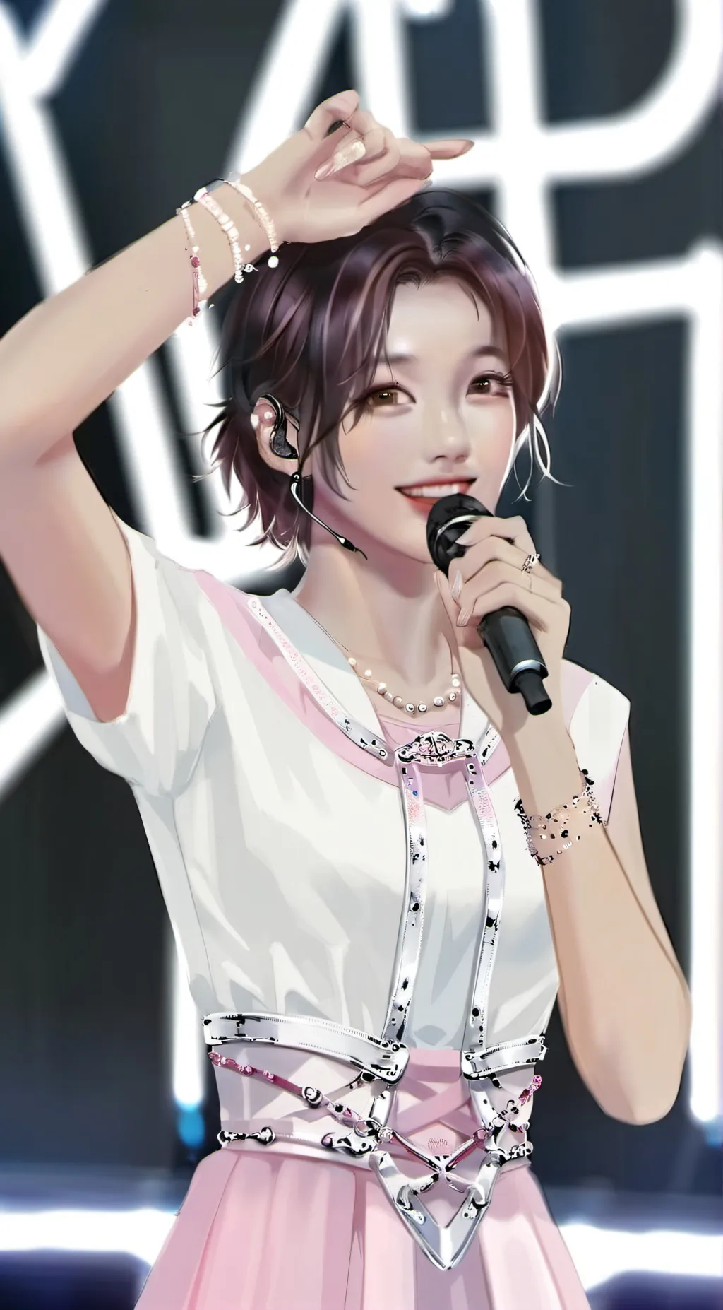 ai character: Danielle  background