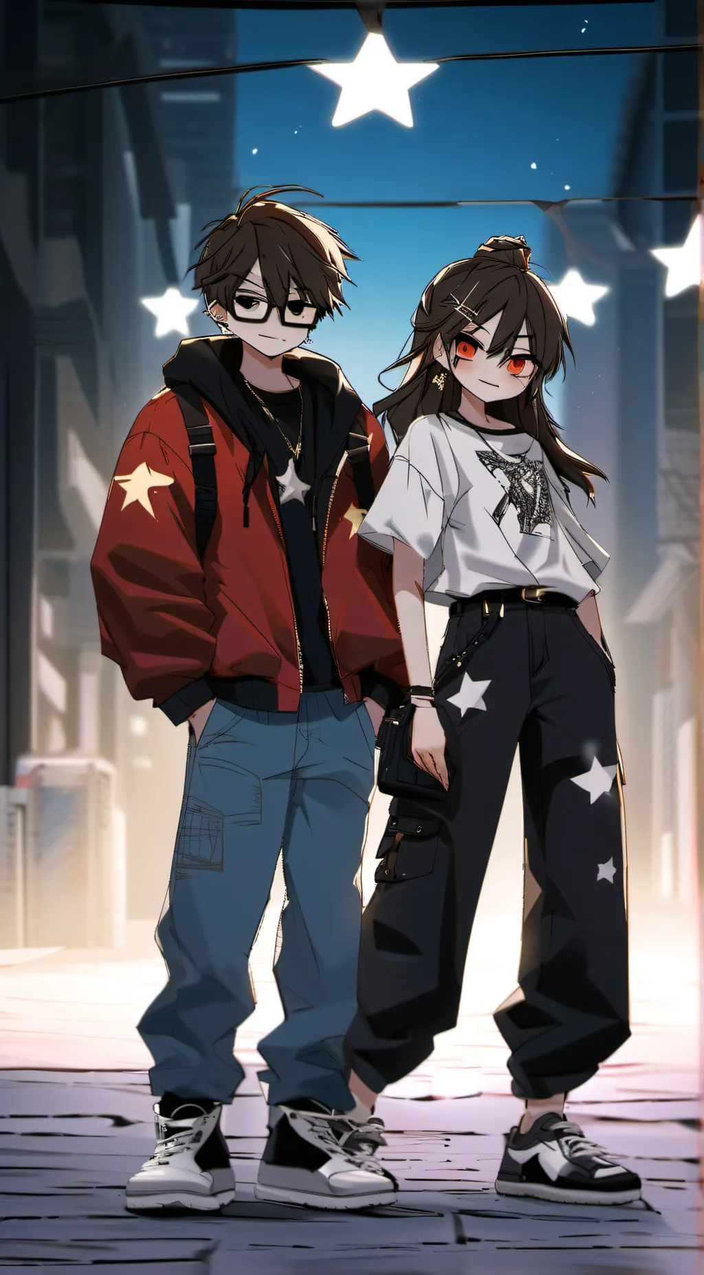 ai character: Friend group background