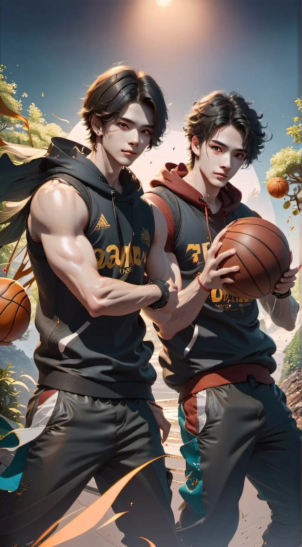 ai character: Drake and Jake  background