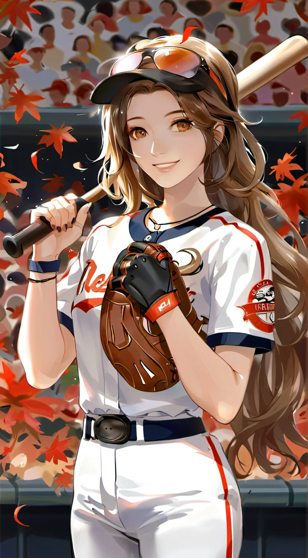 ai character: Softball Team background