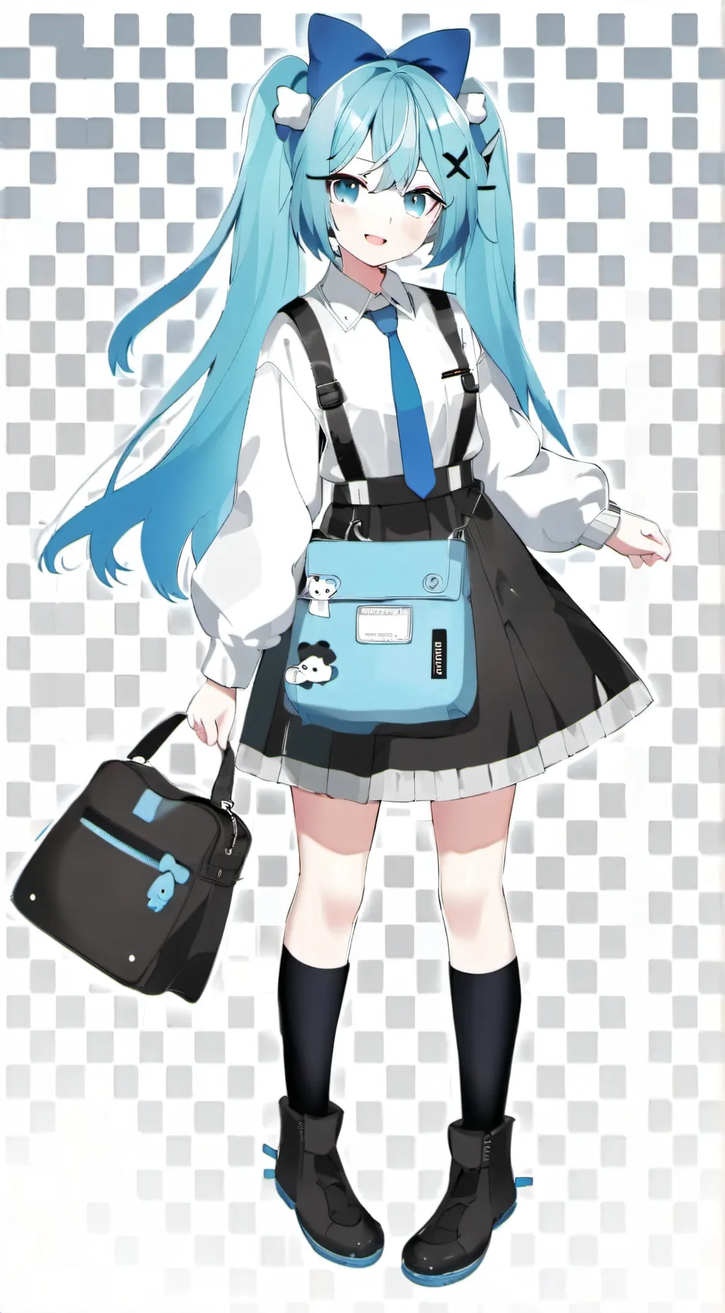 ai character: *hastune Miku* background